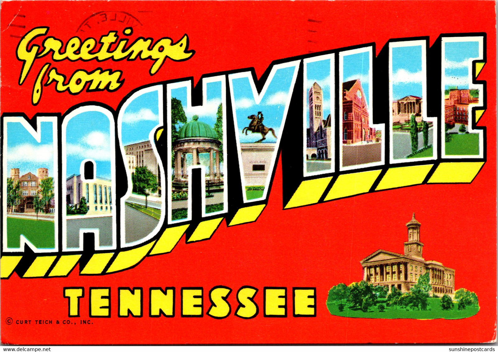 Tennessee Greetings From Nashville 1984 - Nashville