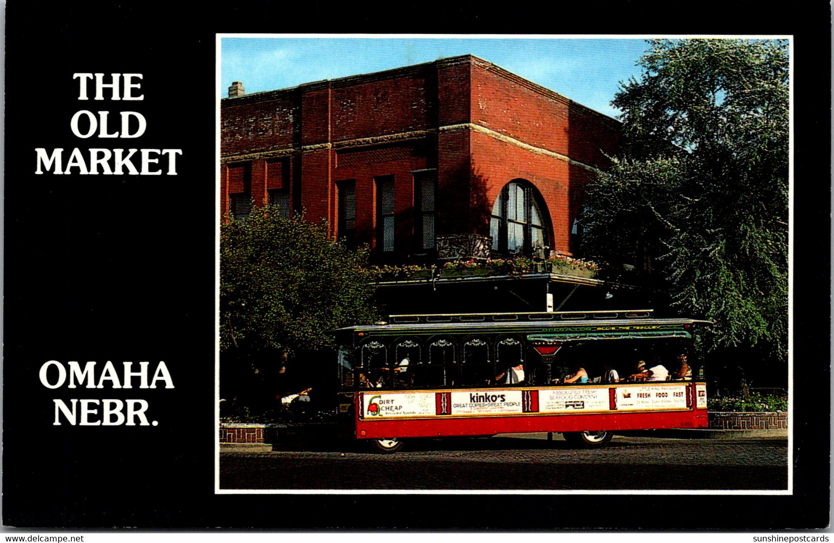 Nebraska Omaha The Old Market And Trolley 11th & Howard - Omaha