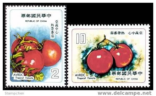 1978 Taiwan Vegetable Stamps Fruit Tomato Agriculture Flora Tropical - Agriculture