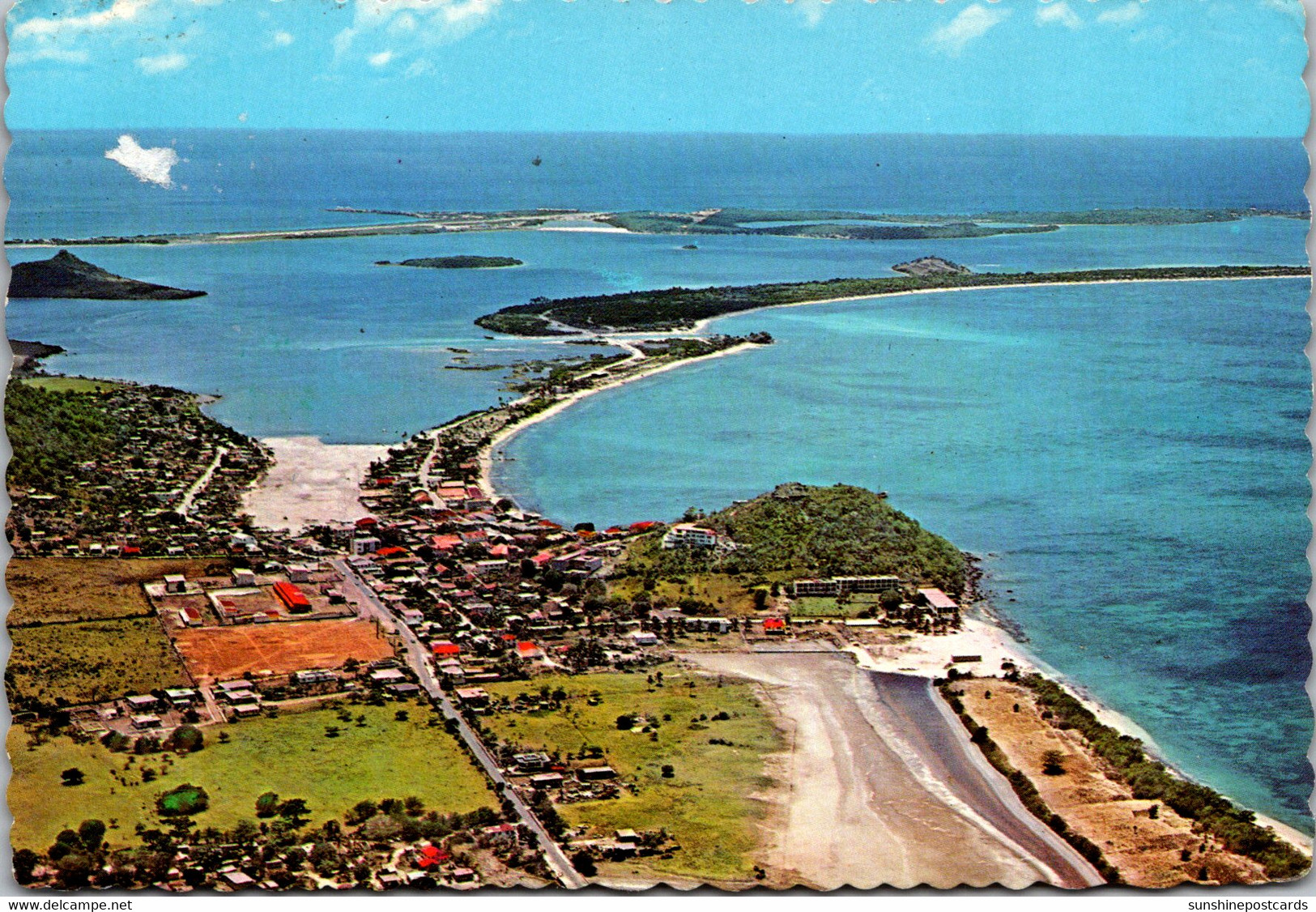 French Saint Martin Birds Eye View Of Marigot - Saint-Martin