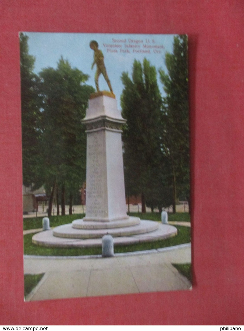 Second Oregon   US Volunteer Infantry Monument   Oregon > Portland  > Ref 4464 - Portland