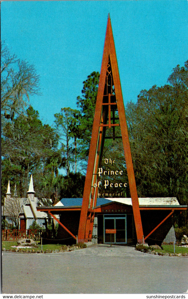 Florida Silver Springs Entrance To Prince Of Peace Memorial - Silver Springs