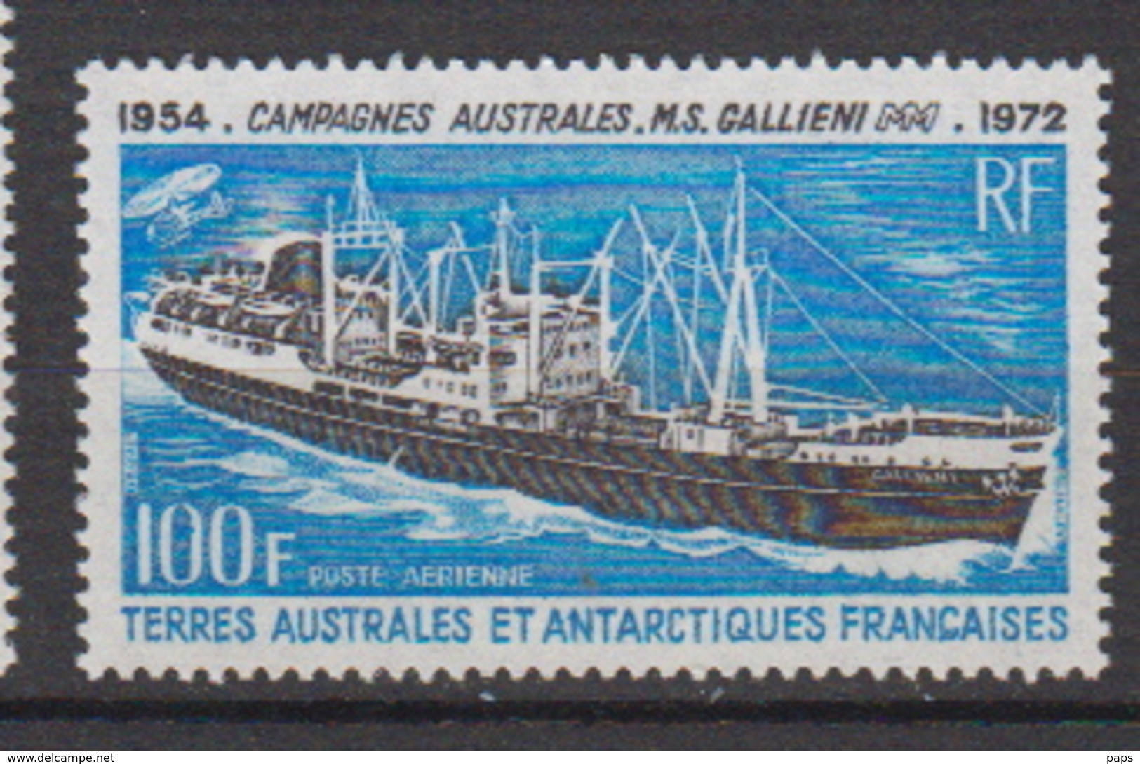 1973-TAAF -P.A. N°29** BATEAU GALLIENI - Airmail