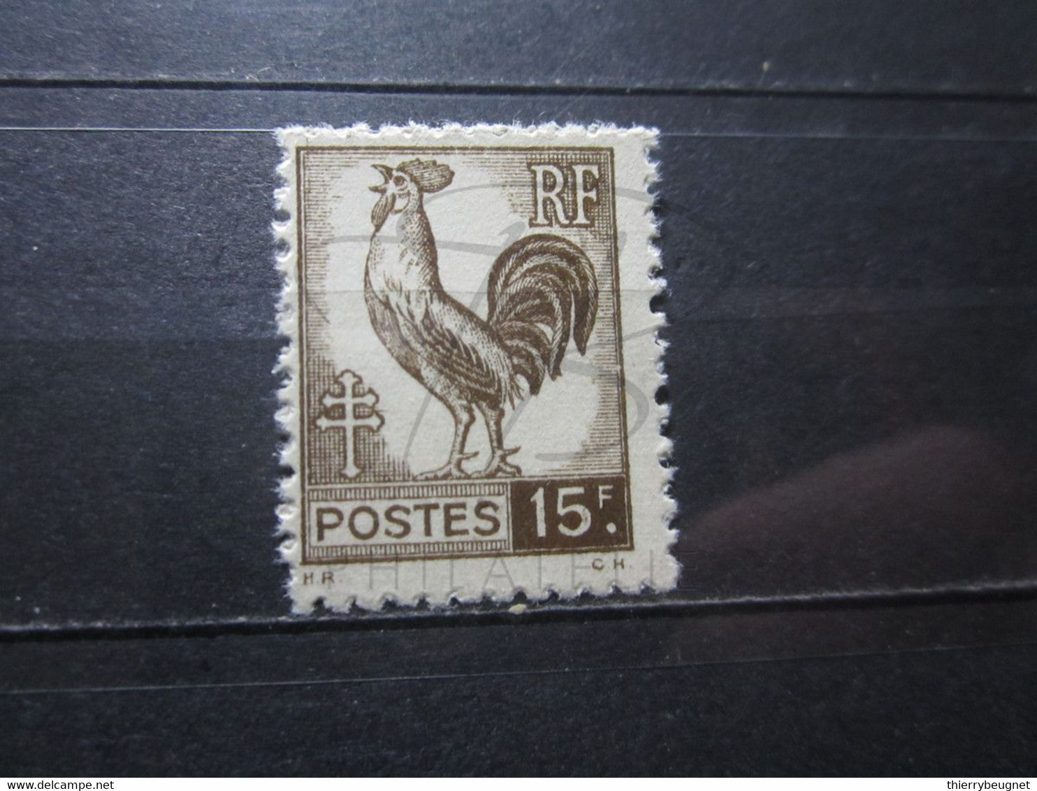 VEND BEAU TIMBRE DE FRANCE N° 647 , X !!! (b) - 1944 Gallo E Marianna Di Algeri