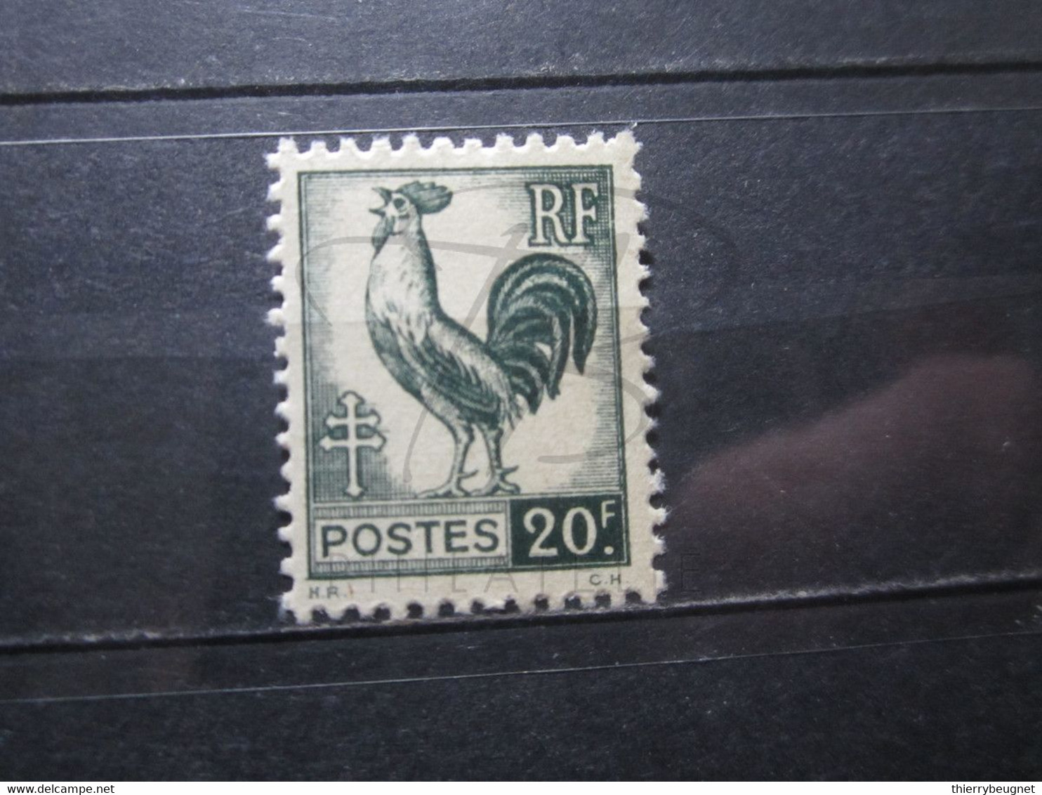 VEND BEAU TIMBRE DE FRANCE N° 648 , X !!! (b) - 1944 Coq Et Maríanne D'Alger