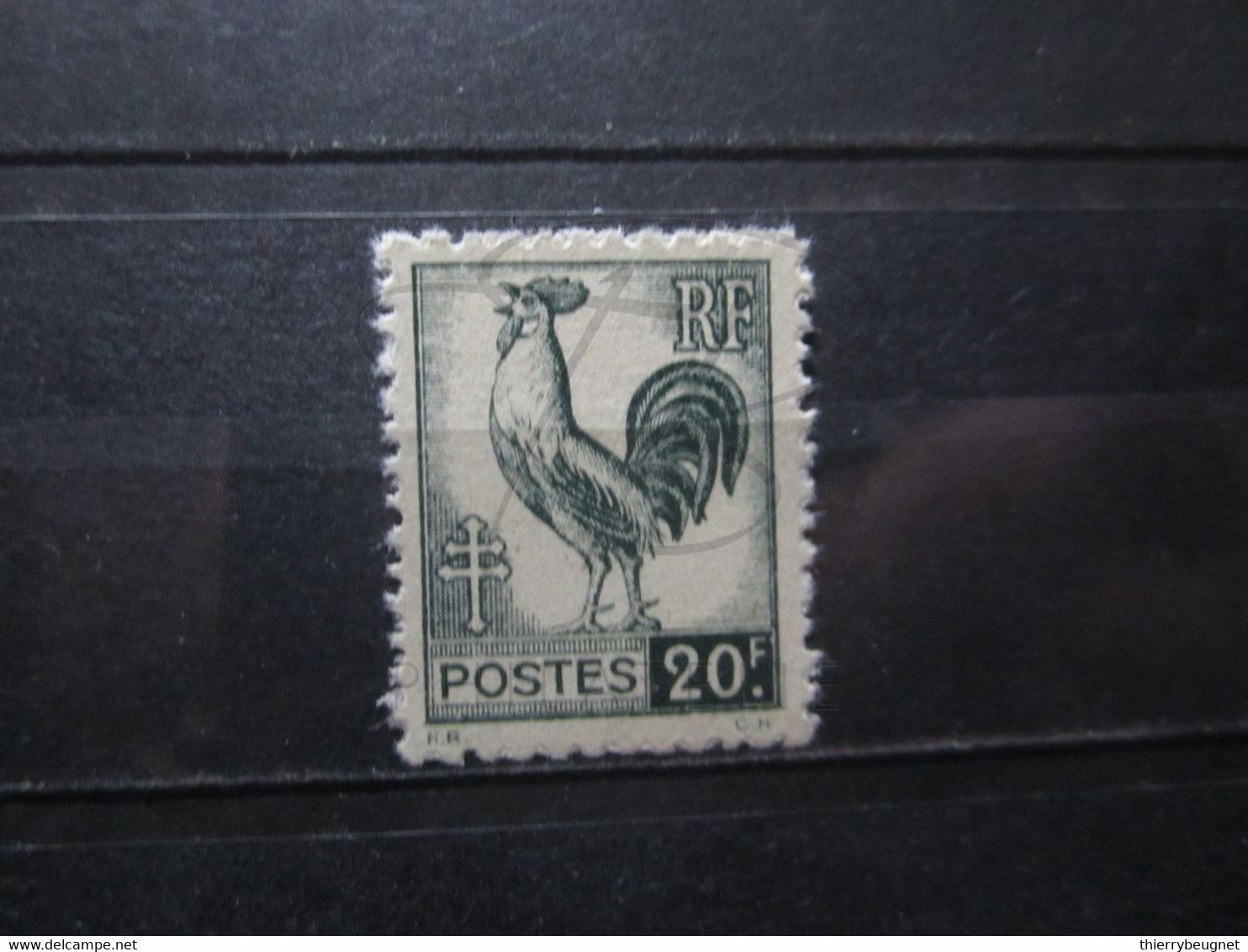 VEND BEAU TIMBRE DE FRANCE N° 648 , XX !!! (b) - 1944 Coq Et Marianne D'Alger