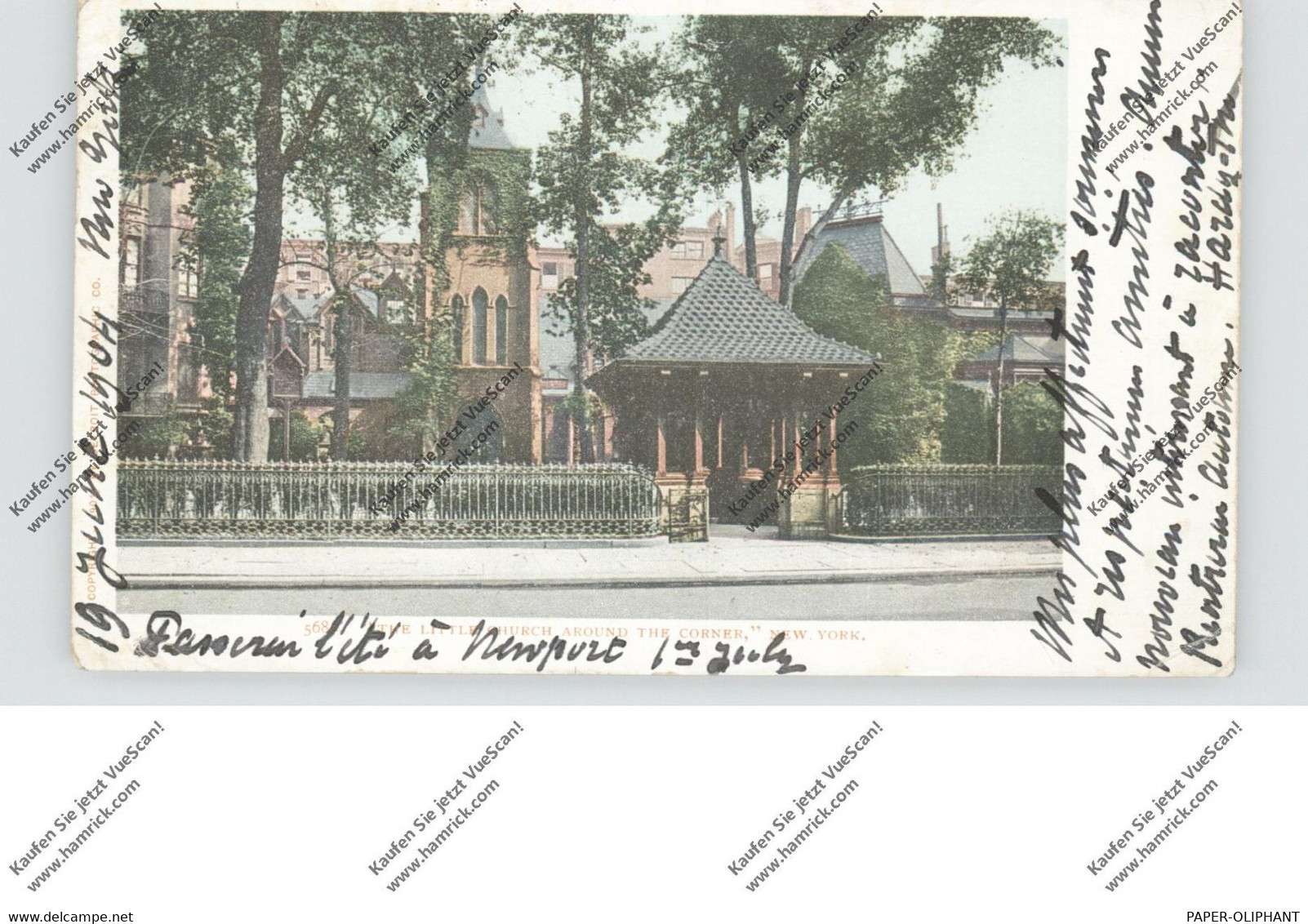 USA - NEW YORK, MANHATTAN, Little Church Around The Corner, 1904 - Churches