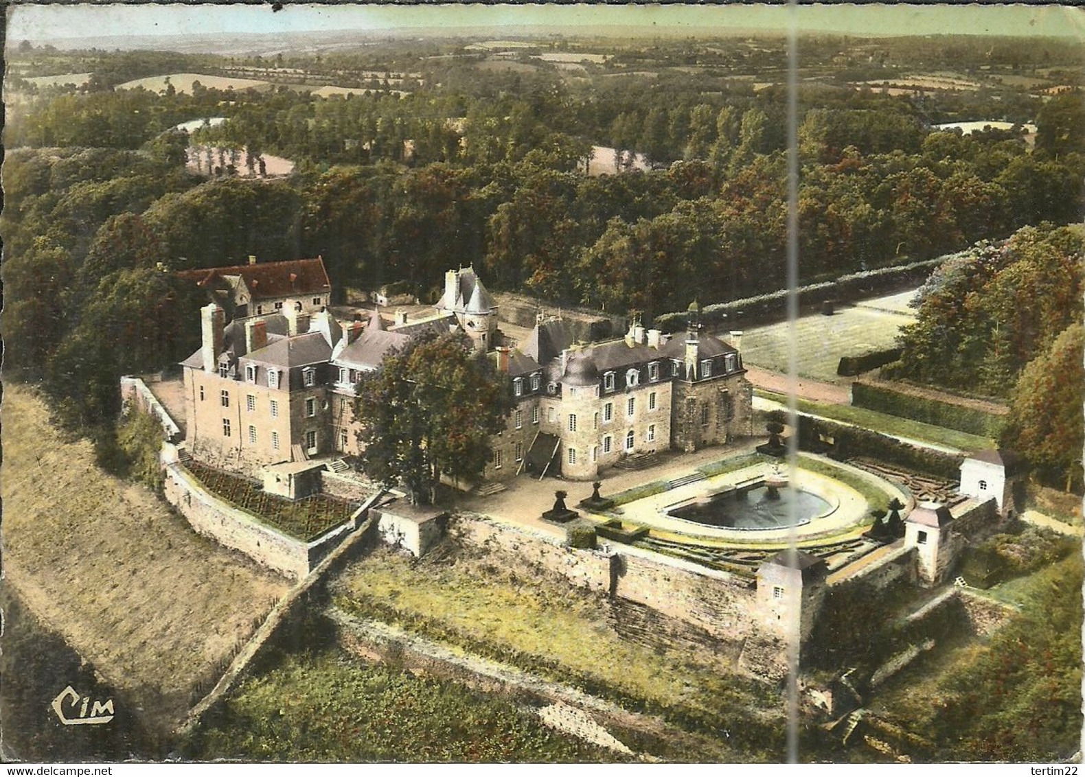 ( LANVELLEC )( 22 COTES DU NORD ) ( VUE AERIENNE  ) ( CHATEAU ) DE ROSANBO - Lanvellec