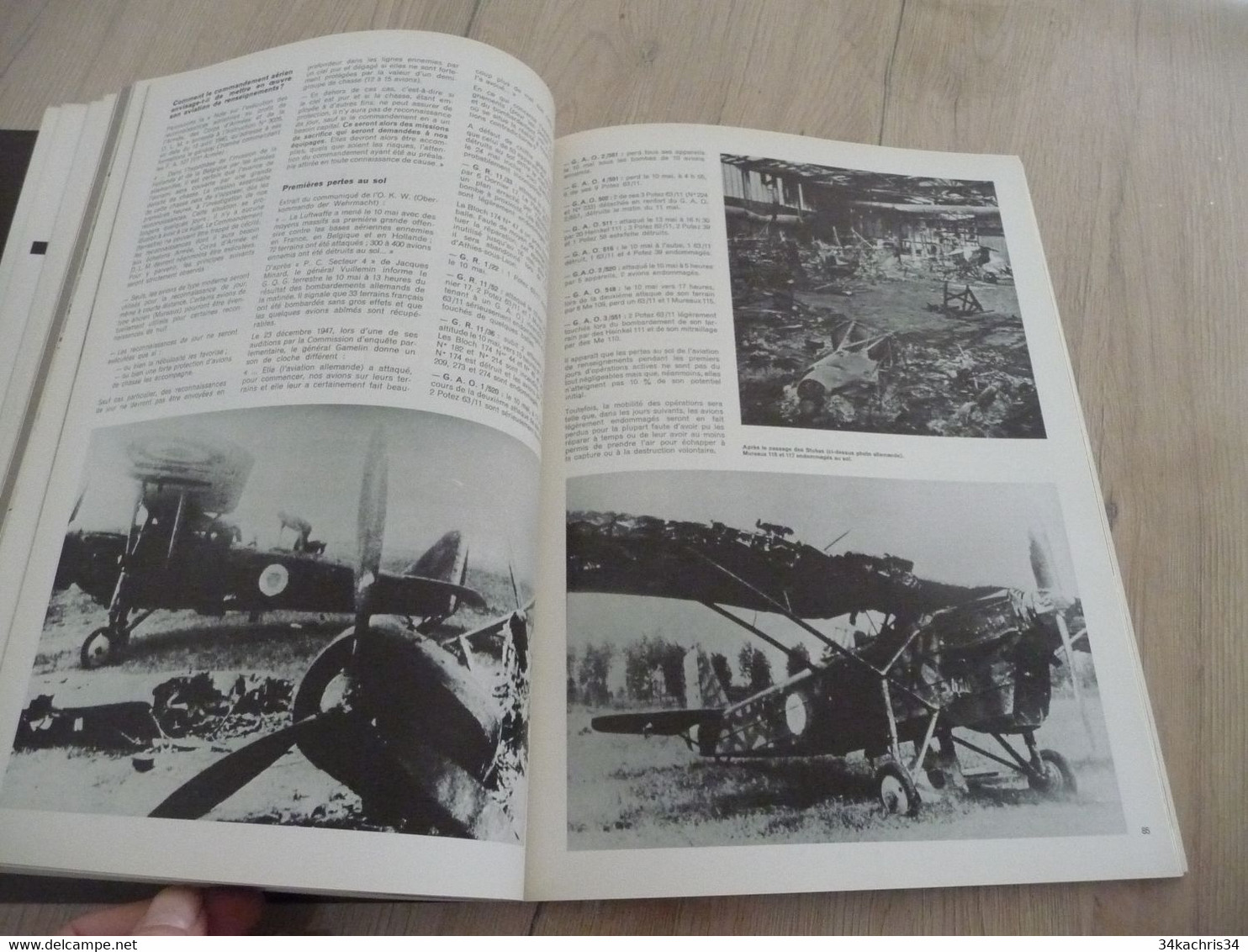 Revue aviation Air Plane Icare avec photos textes et pub N°59 1939/40 la bataille de France Volume IV 1971