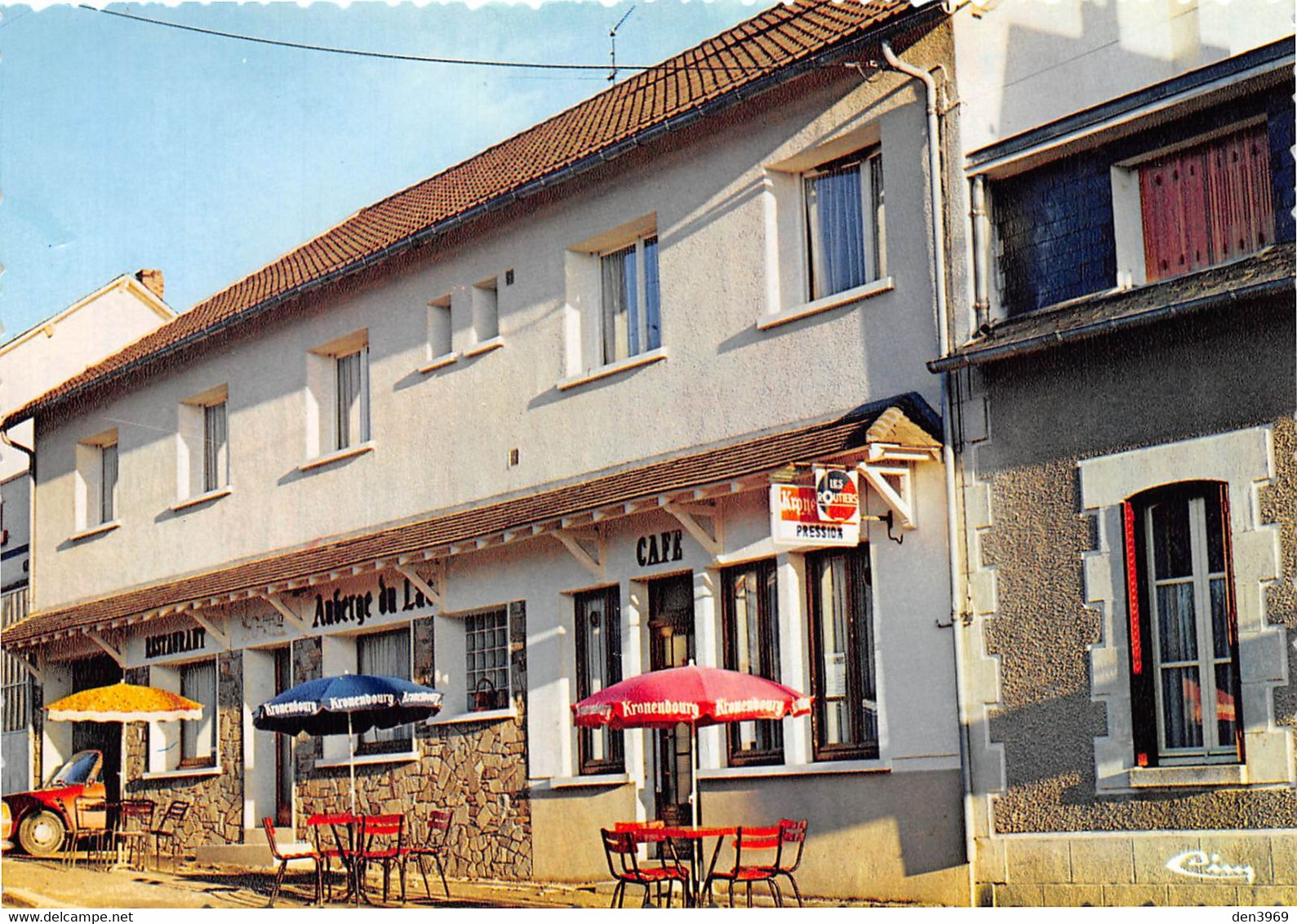 CHATEAUNEUF-la-FORET - Café-Restaurant Auberge Du Lac - Collection René Lefaure Maison De La Presse - Tirage D'éditeur - Chateauneuf La Foret