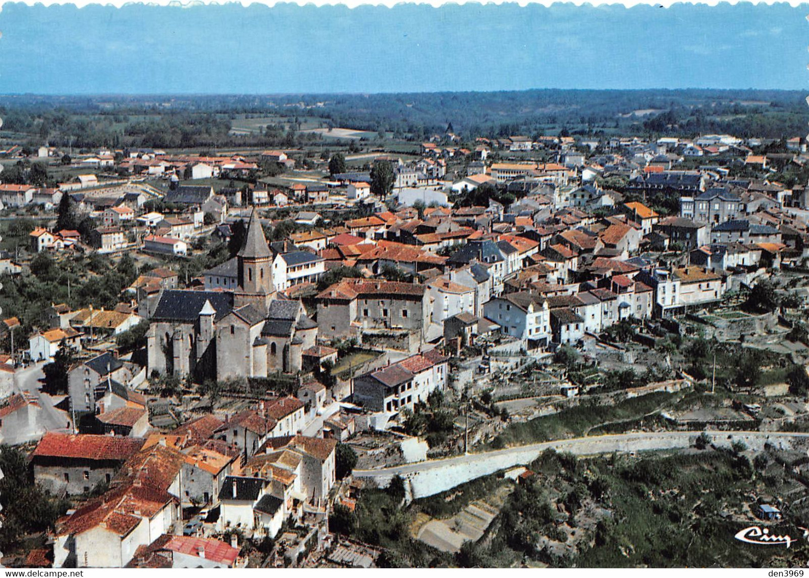 CHATEAUPONSAC - Vue Générale Aérienne - Eglise - Tirage D'éditeur - Chateauponsac