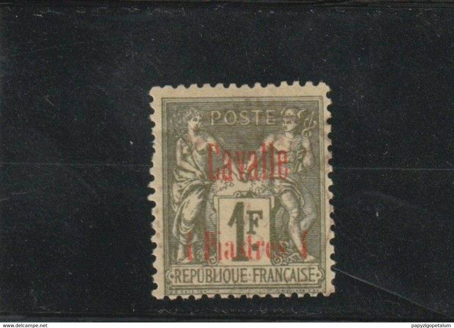 CAVALLE Timbre De France De 1876-1900  Type Sage Surchargé N° 8 Oblitéré - Gebraucht