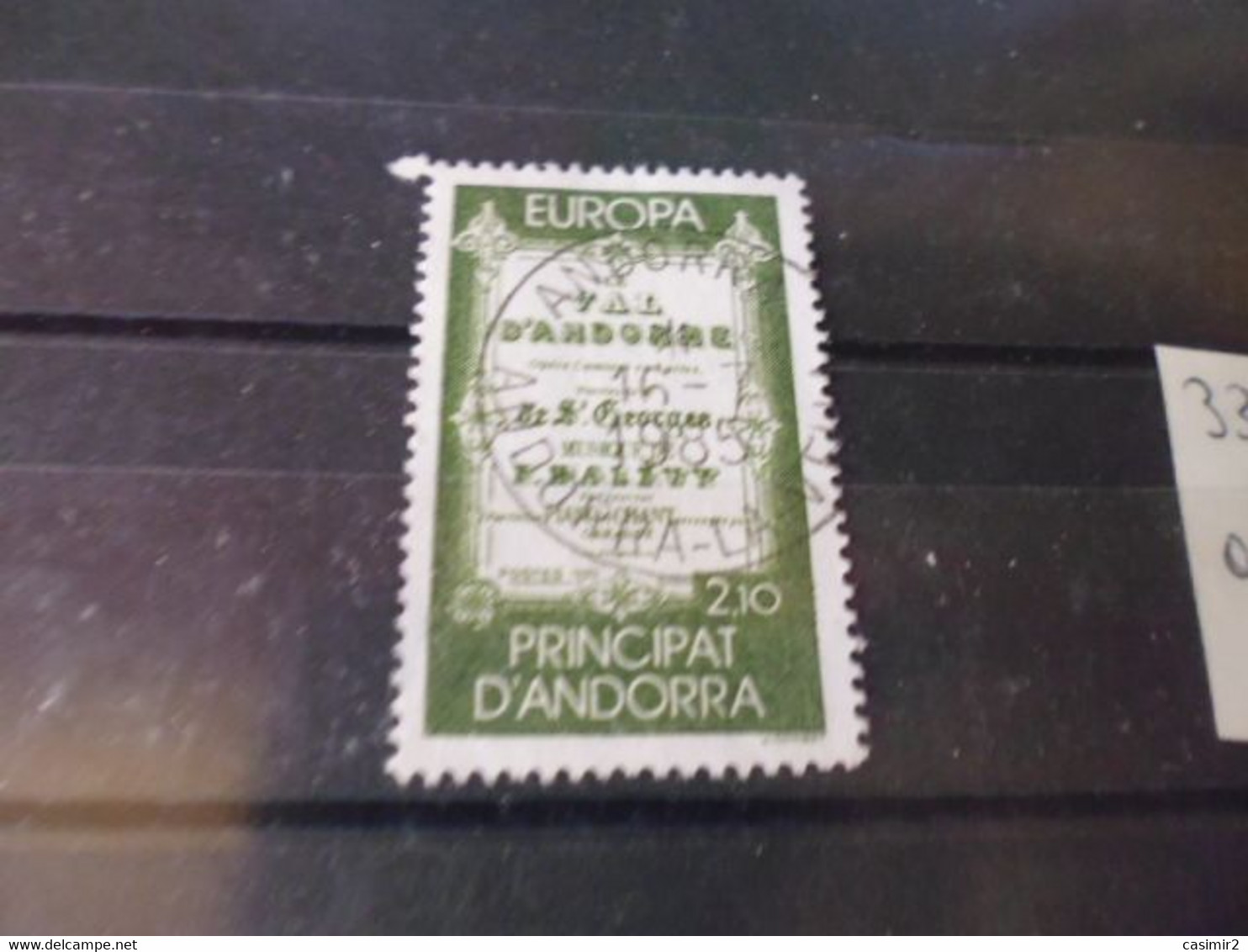 ANDORRE YVERT N° 339 - Used Stamps