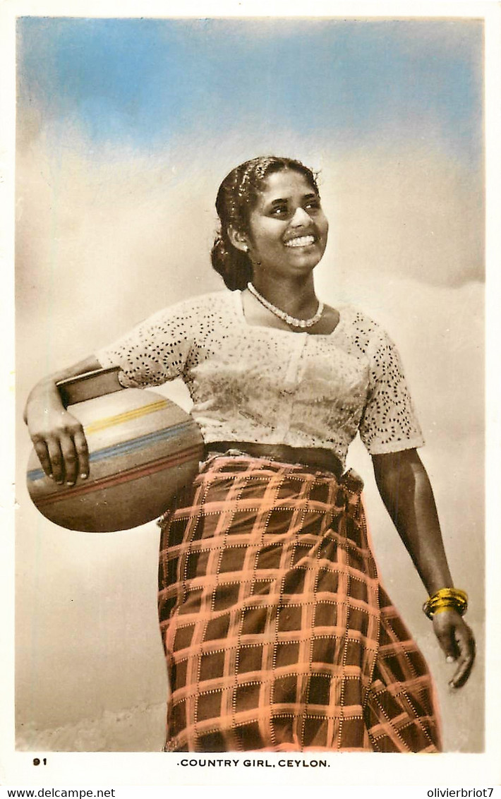 Inde - Ceylon - Country Girl - India