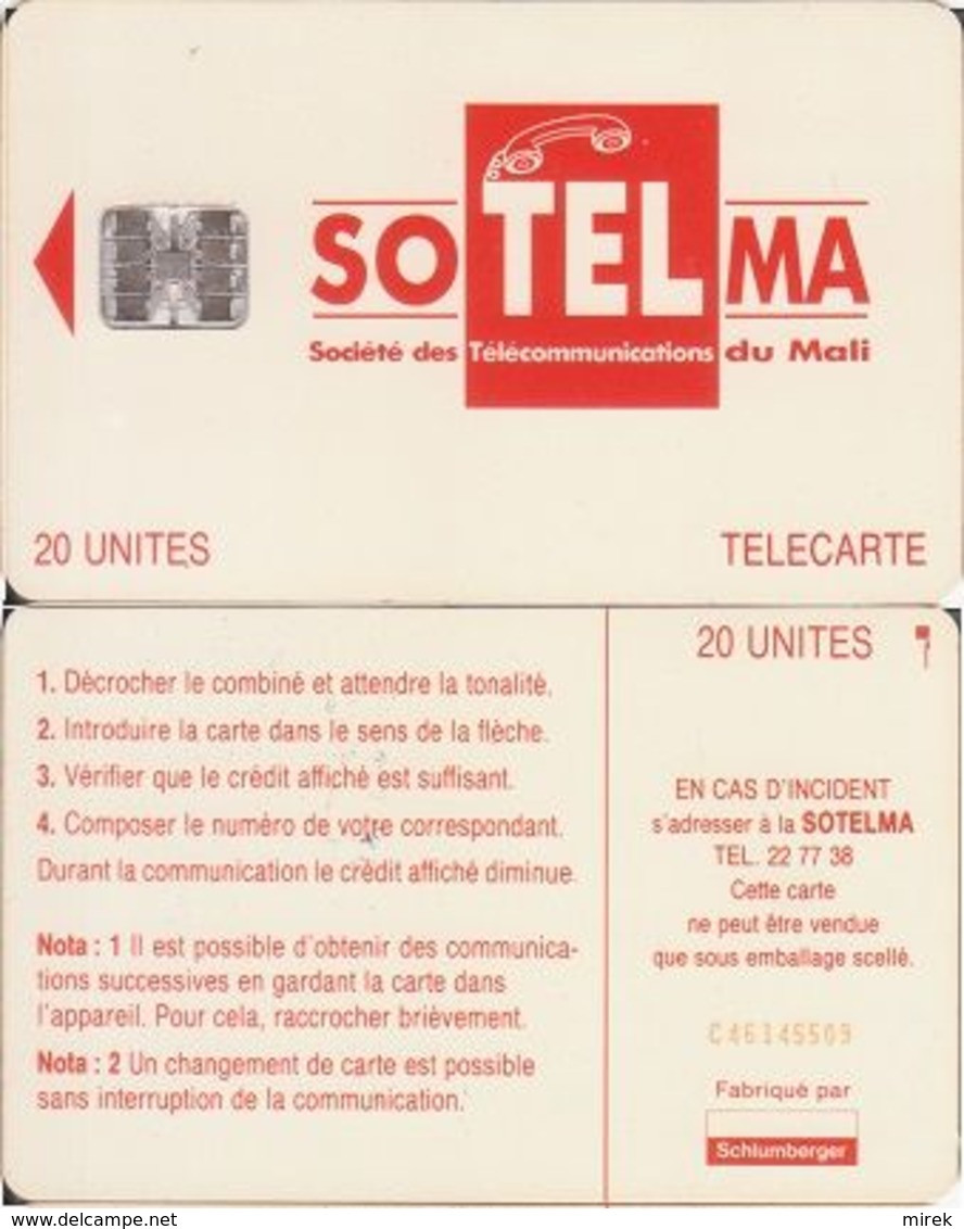 162/ Mali; P7. Orange Logo, SC7, CN C46145509 - Mali