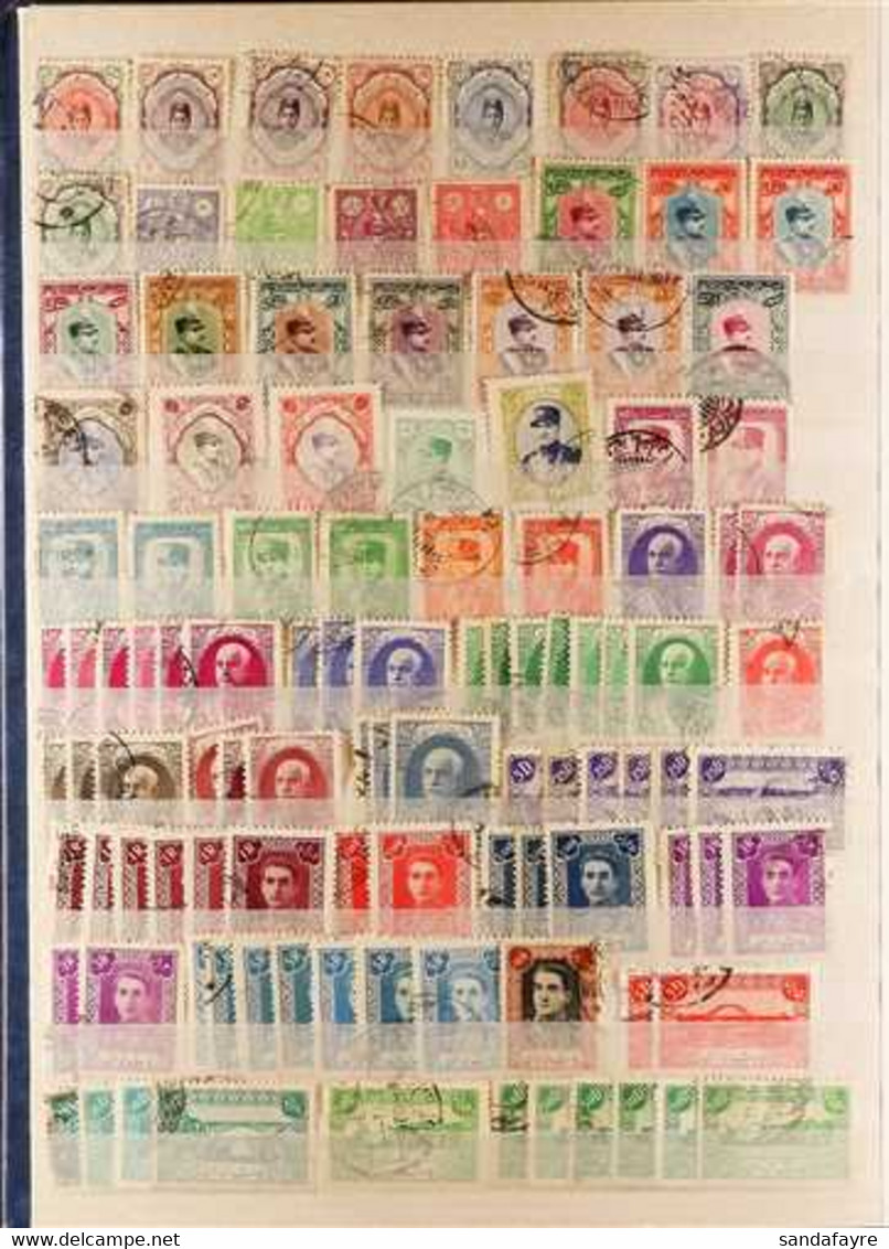 IRAN 1880's-1980's  Ranges Of Mint And Used Issues In A Stockbook, Light Duplication In Places, Useful Later Period Mint - Andere & Zonder Classificatie