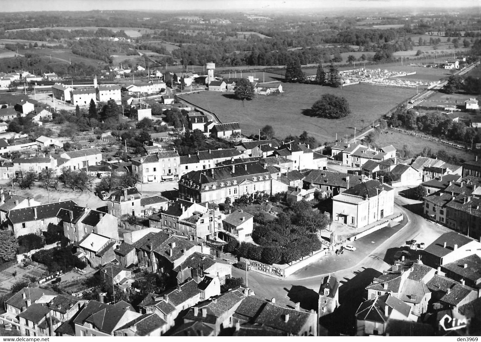 CHATEAUPONSAC - Vue Générale Aérienne - Tirage D'éditeur N&B Non Dentelé - Chateauponsac