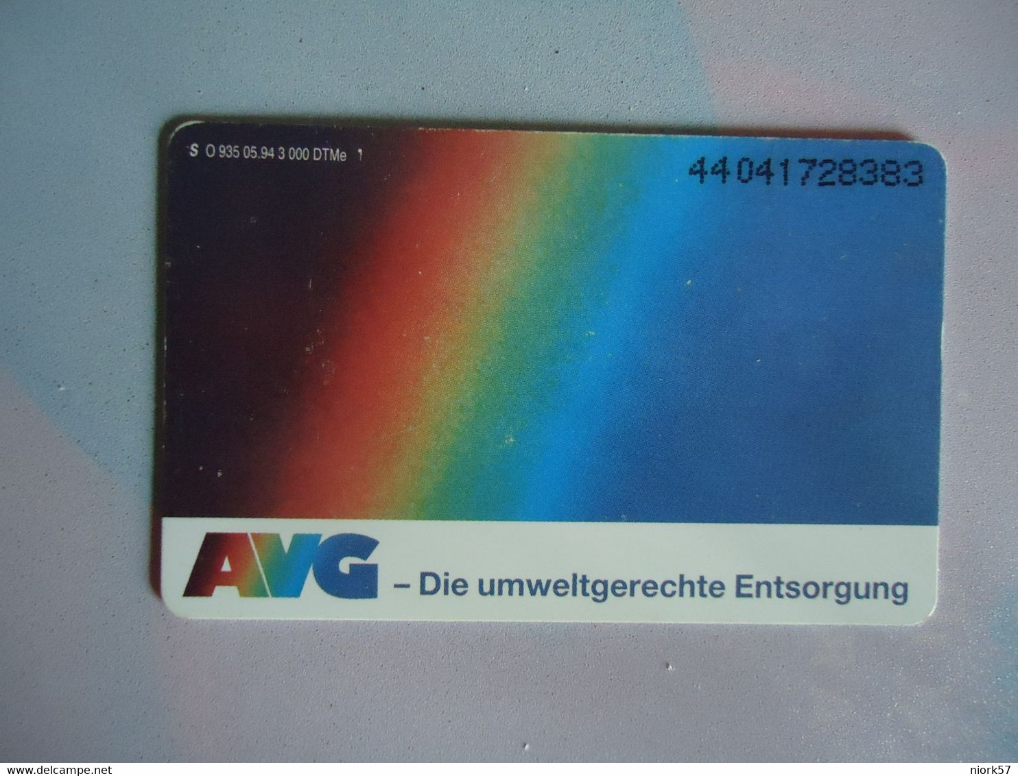 GERMANY USED CARDS AVG 6DM IT 3000 - Otros & Sin Clasificación