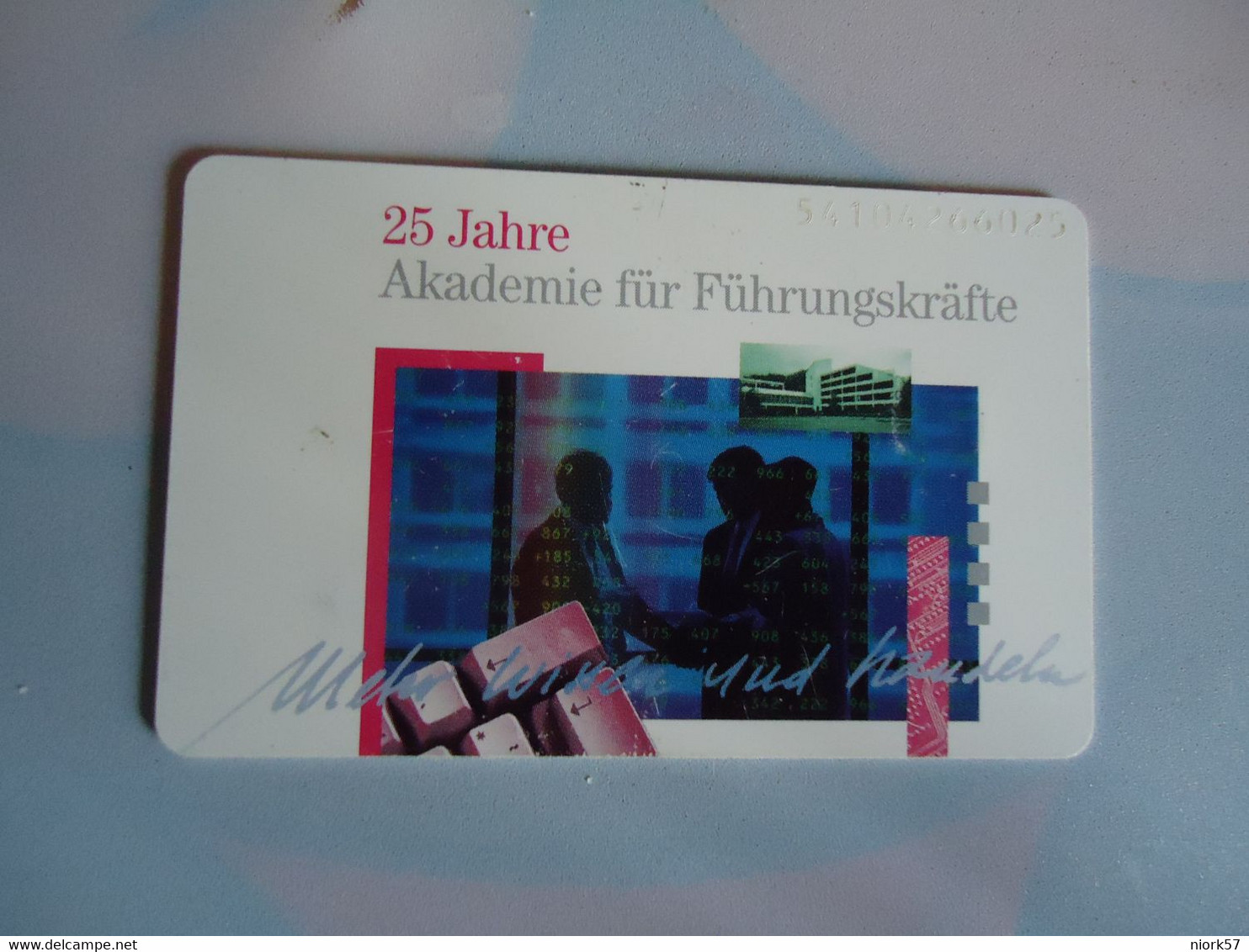 GERMANY USED CARDS  6DM  ACADEMY - Otros & Sin Clasificación