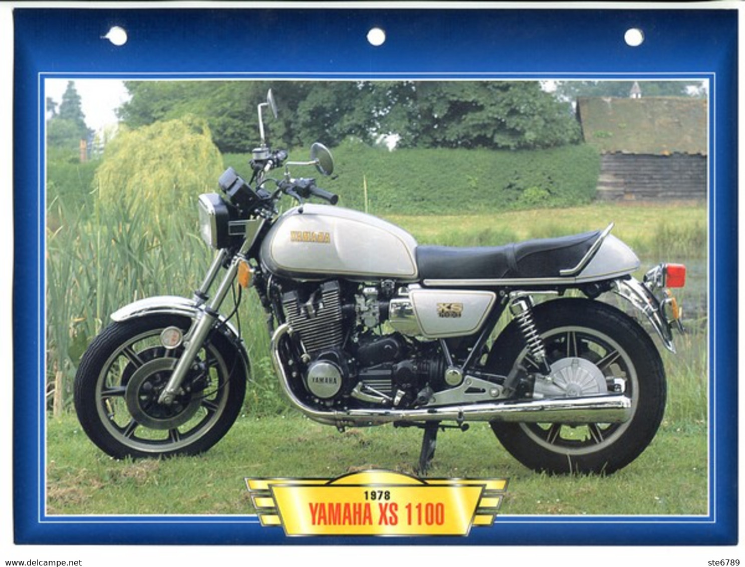 YAMAHA XS 1100  1978  Technique Illustrée Documentée Motos De Légende Fiche  Moto - Sport