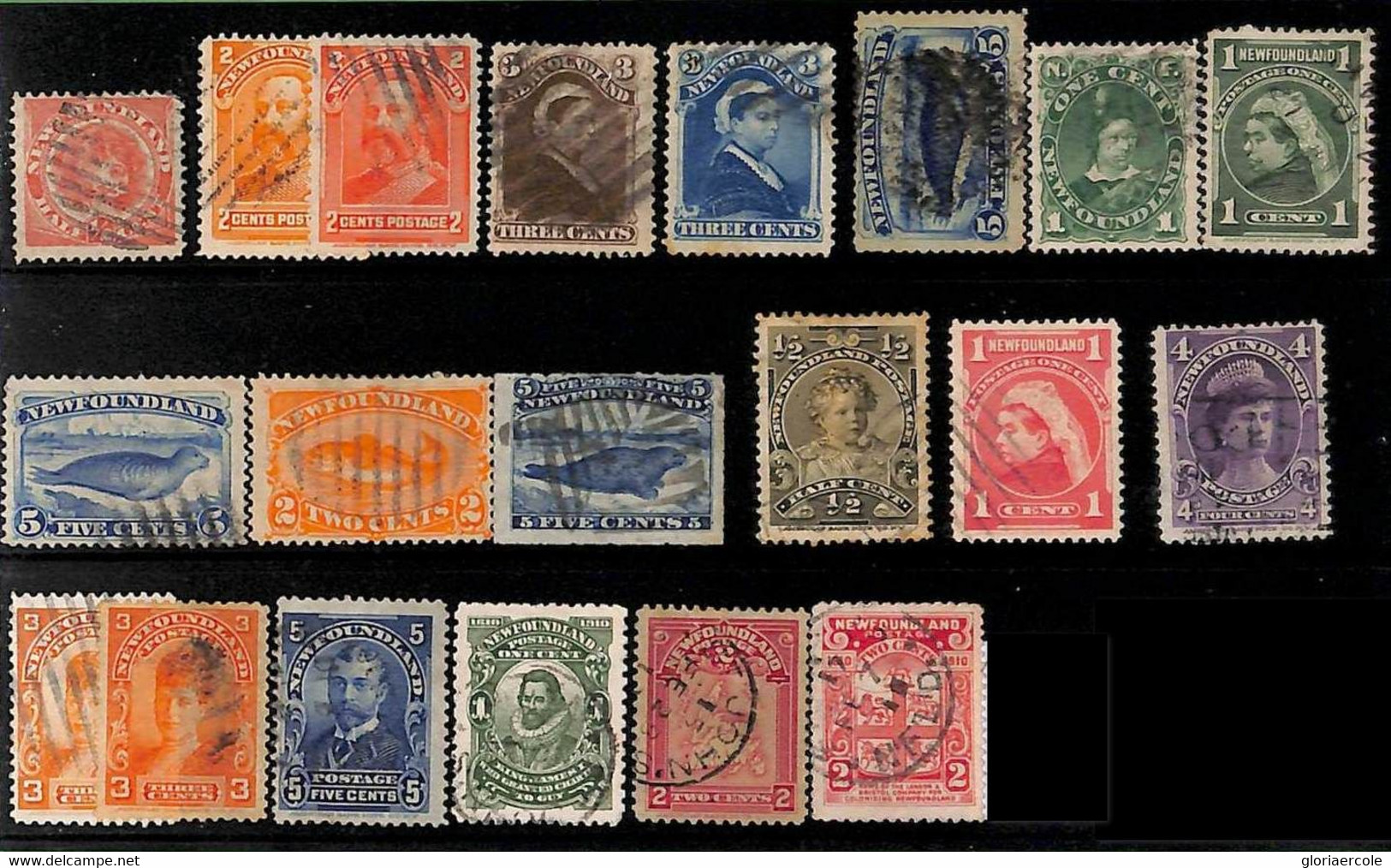 94903 - CANADA: Newfoundland - STAMPS: Small Lot Of 20 Stamps - USED - Autres & Non Classés