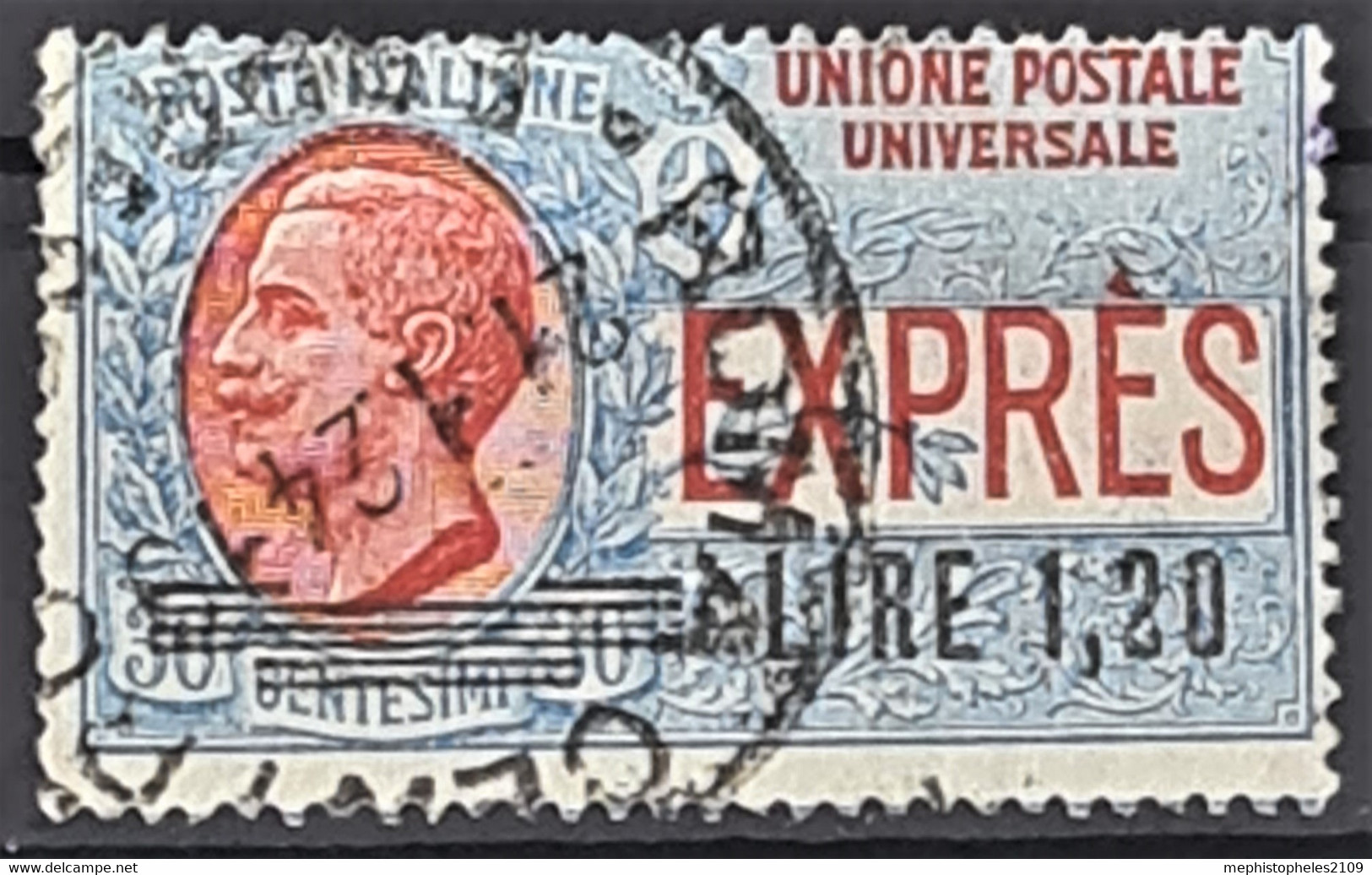 ITALY / ITALIA 1921 - Canceled - Sc# E10 - Express Mail 1.20L - Express Mail
