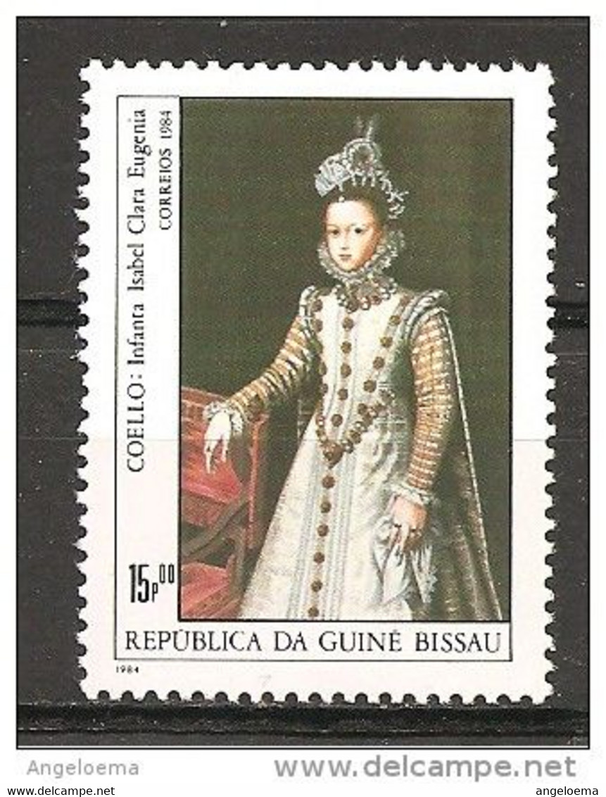 GUINEA-BISSAU - 1984 COELLO Infanta Isabel Clara Eugenia D'Asburgo (Museo Del Prado, Madrid) Nuovo** MNH - Otros & Sin Clasificación