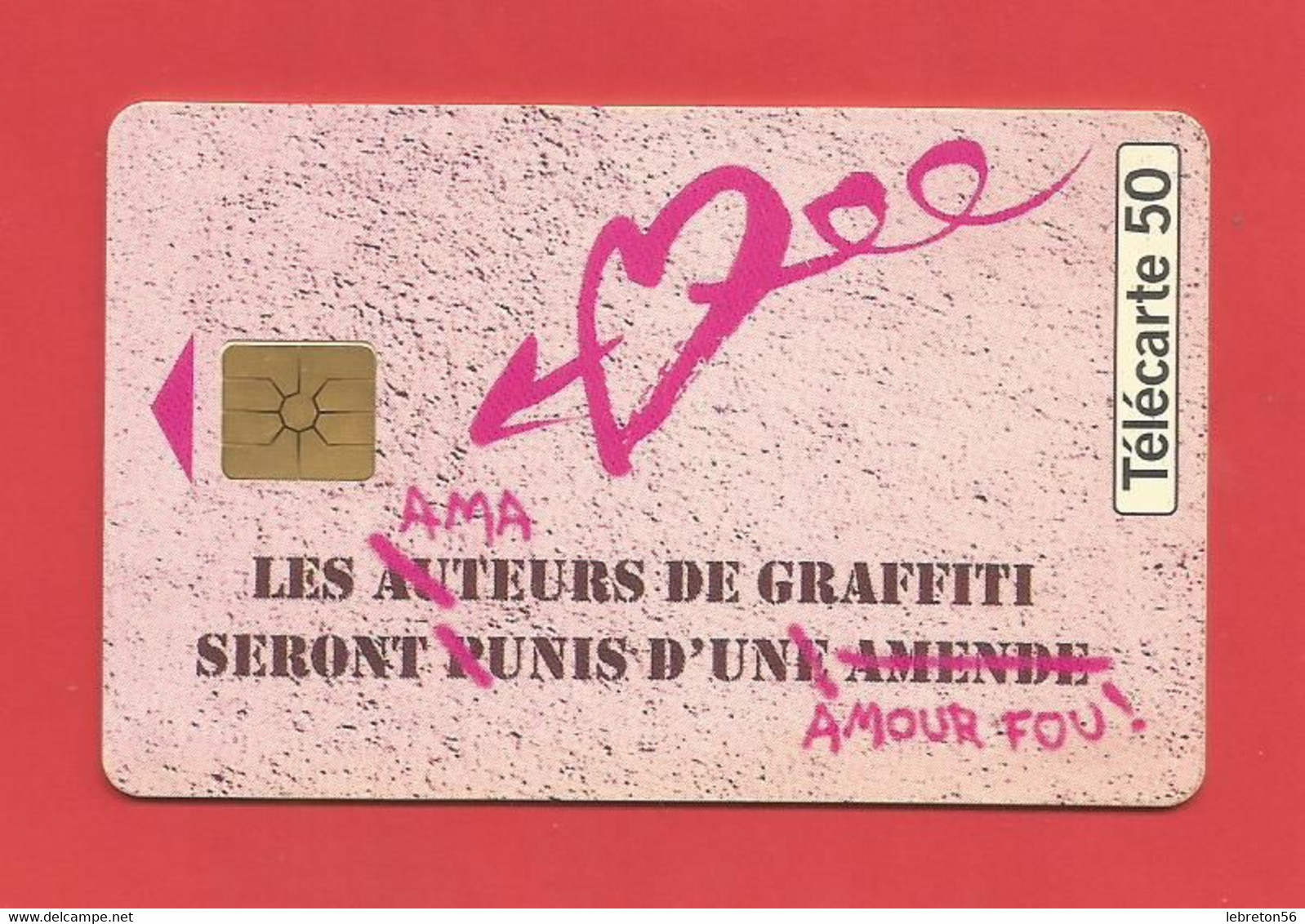 TELECARTE 50 U TIRAGE 1000 000 EX. Graffiti Parfum   ---- X 2 Scan - Parfum