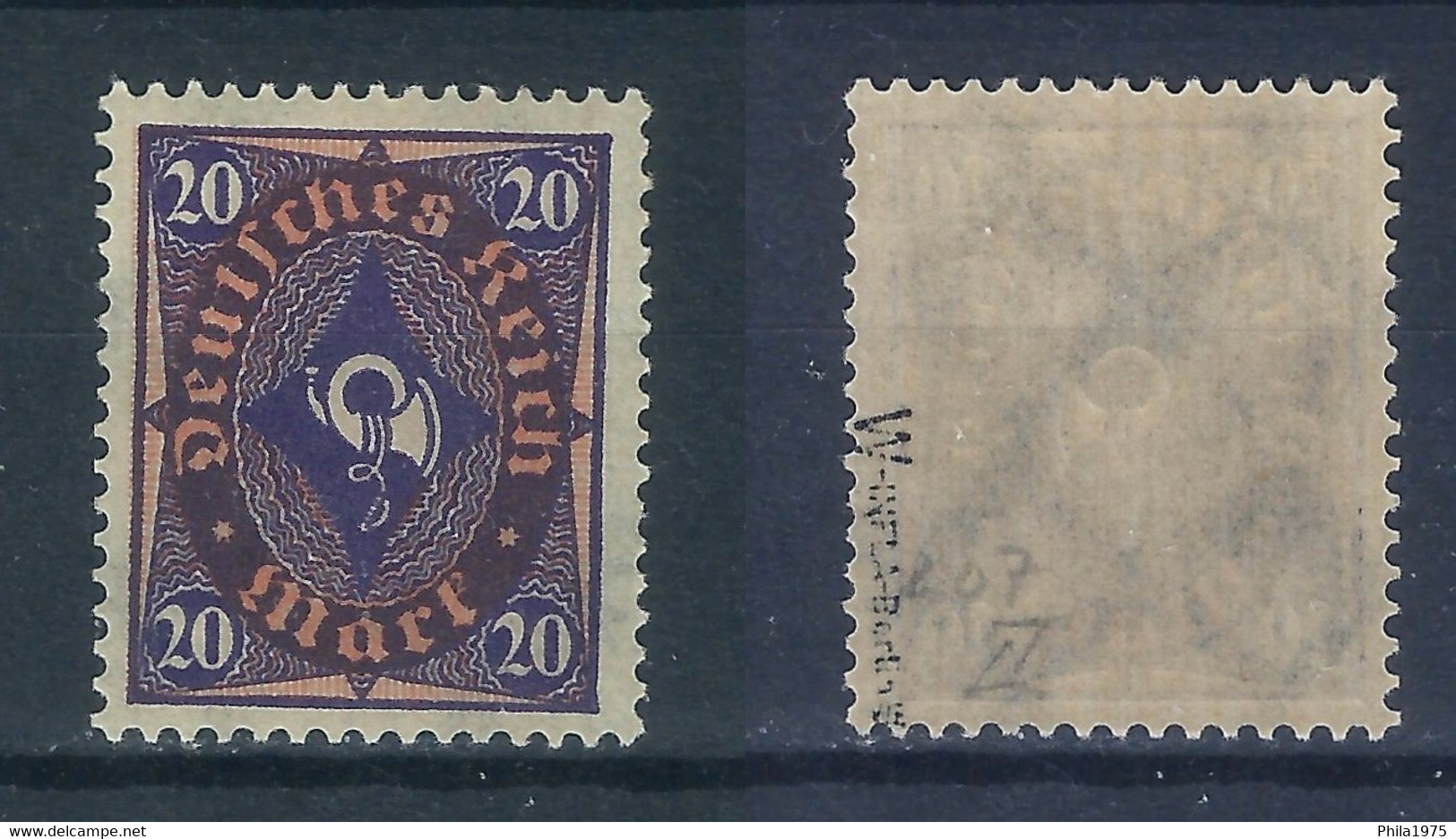 Deutsches Reich Michel-Nr. 207W Postfrisch - Geprüft - Usati