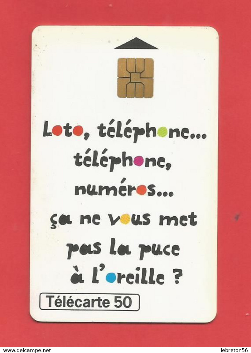 TELECARTE 50 U TIRAGE 1300 000 EX. La Française Des Jeux-- Le Nouveau Loto ---- X 2 Scan - Games