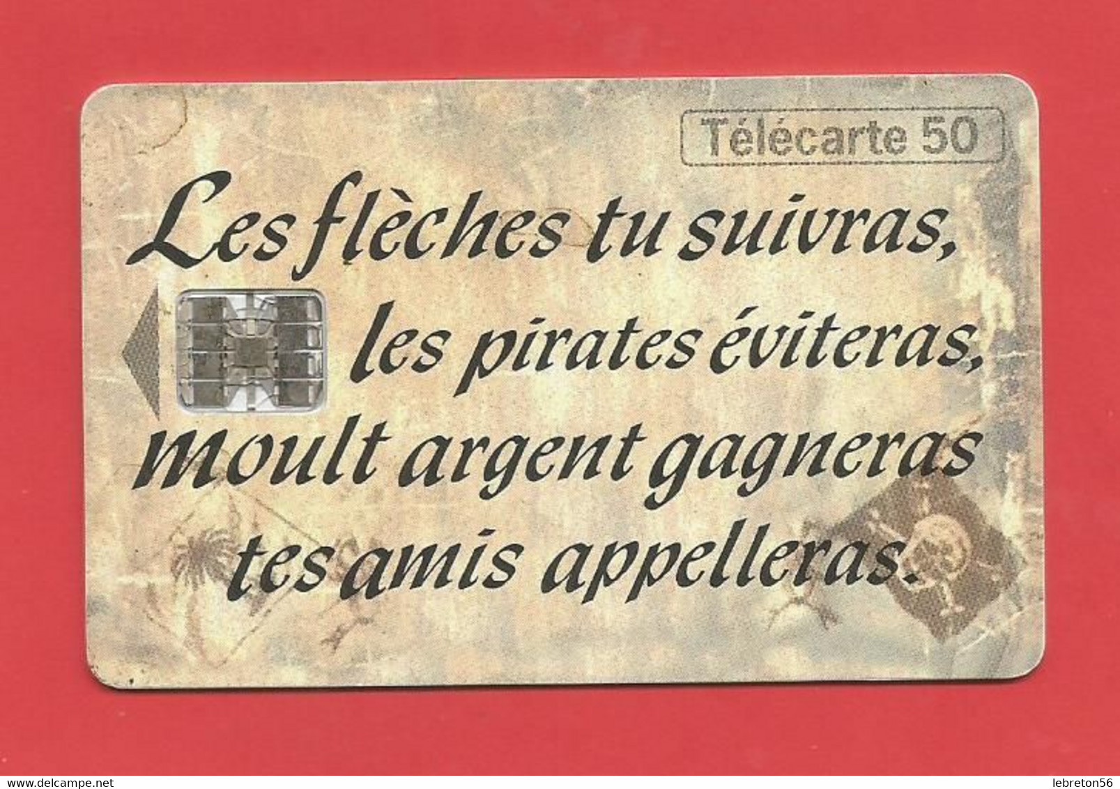 TELECARTE 50 U TIRAGE 1000 000 EX. La Française Des Jeux-- L'ile Au Trésor---- X 2 Scan - Spiele