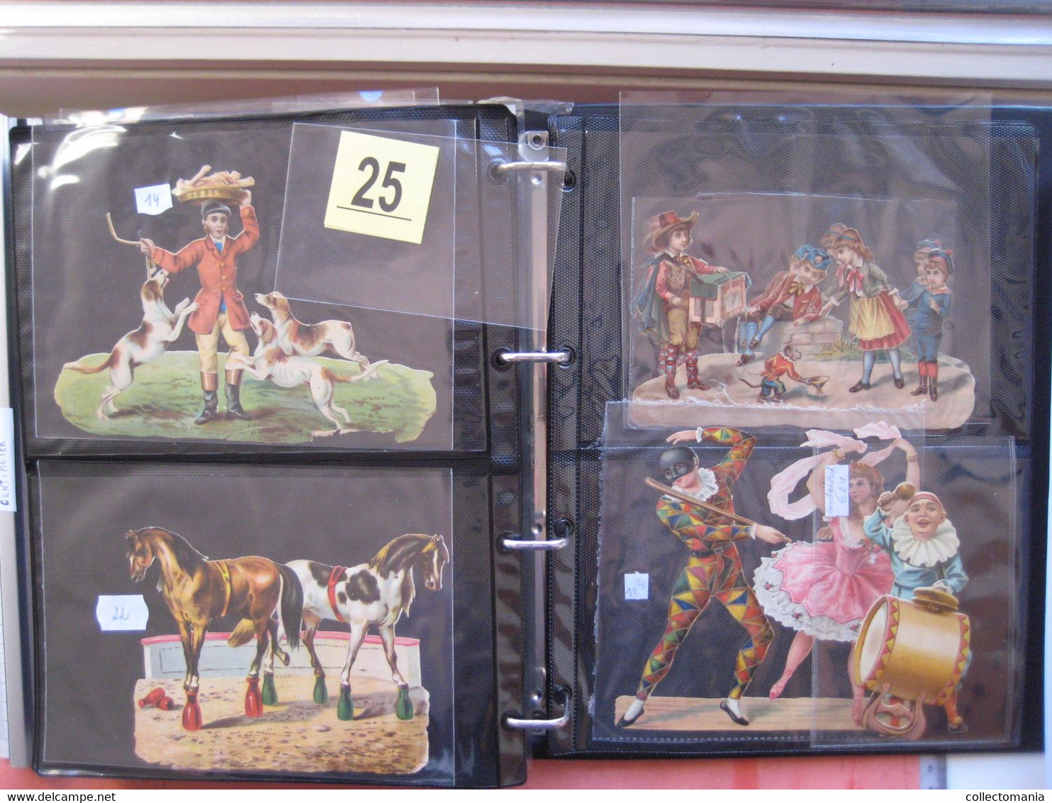 19th century each chromo photograped (count yourself ) SCRAPS_MAP12_Cirkus circus Clowns GLANS BILDER VG collection