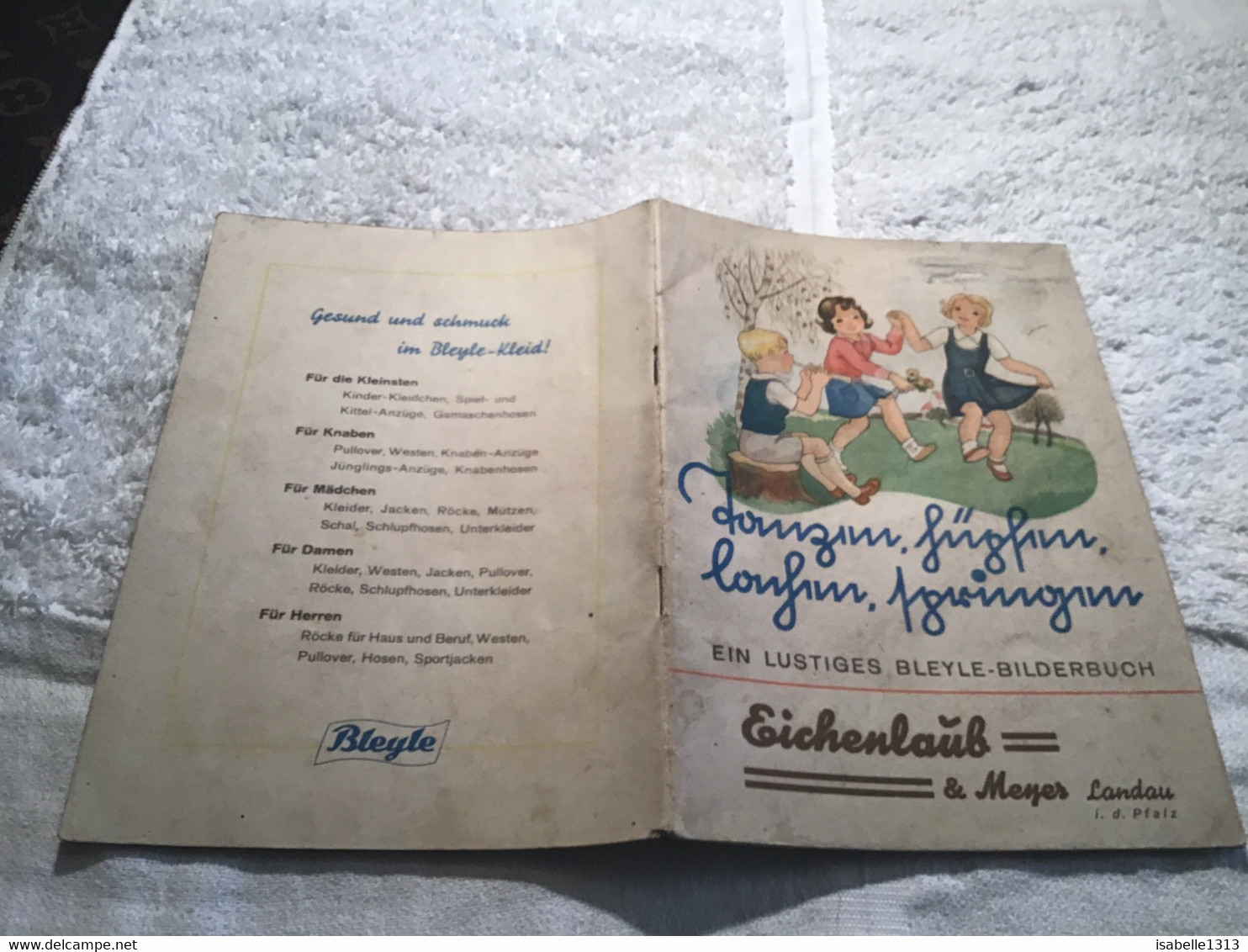 Eichenlaûb Ein Lustiges Bleyle Bilderbuch Meyer Landau Pfalz Fügfinn - Autres & Non Classés