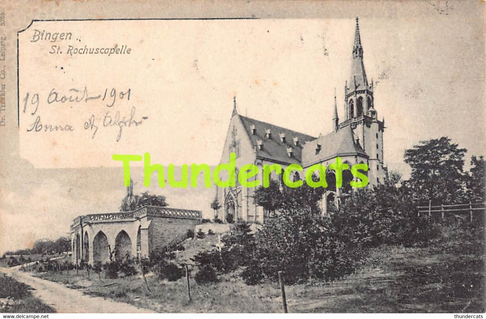 CPA BINGEN ST ROCHUSKAPELLE ROCHUSCAPELLE TAXE DOLHAIN LIMBOURG 1901 - Andere & Zonder Classificatie