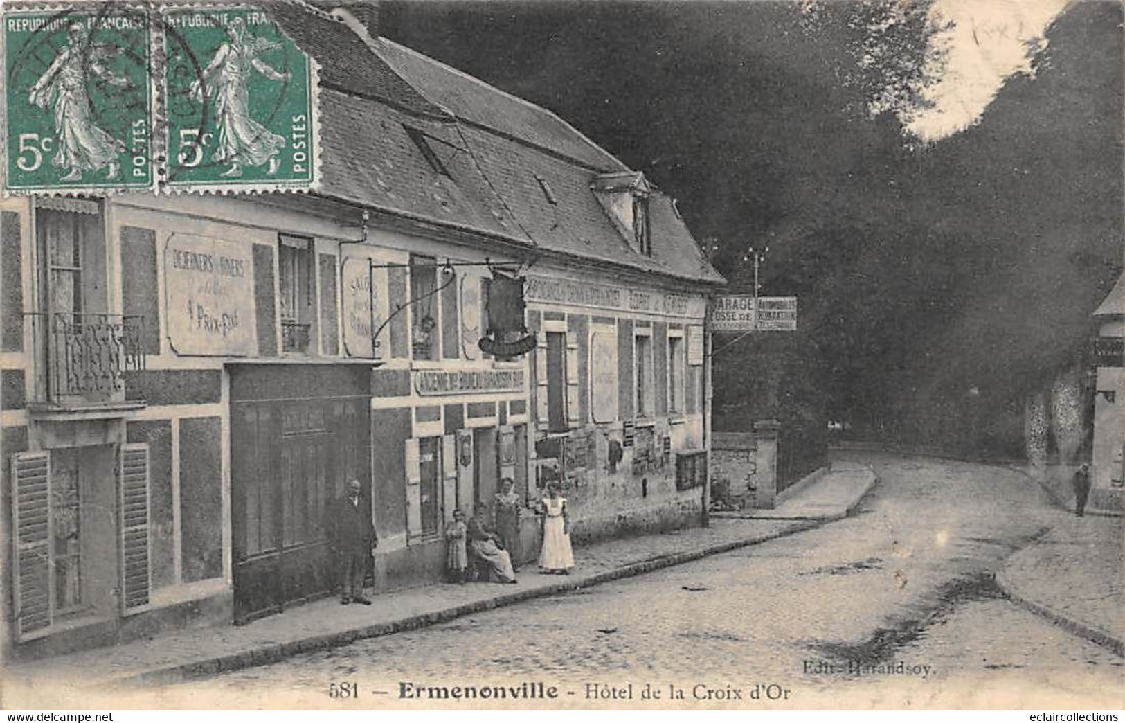 Ermenonville         60        Hôtel De La Croix D'Or             (voir Scan) - Ermenonville