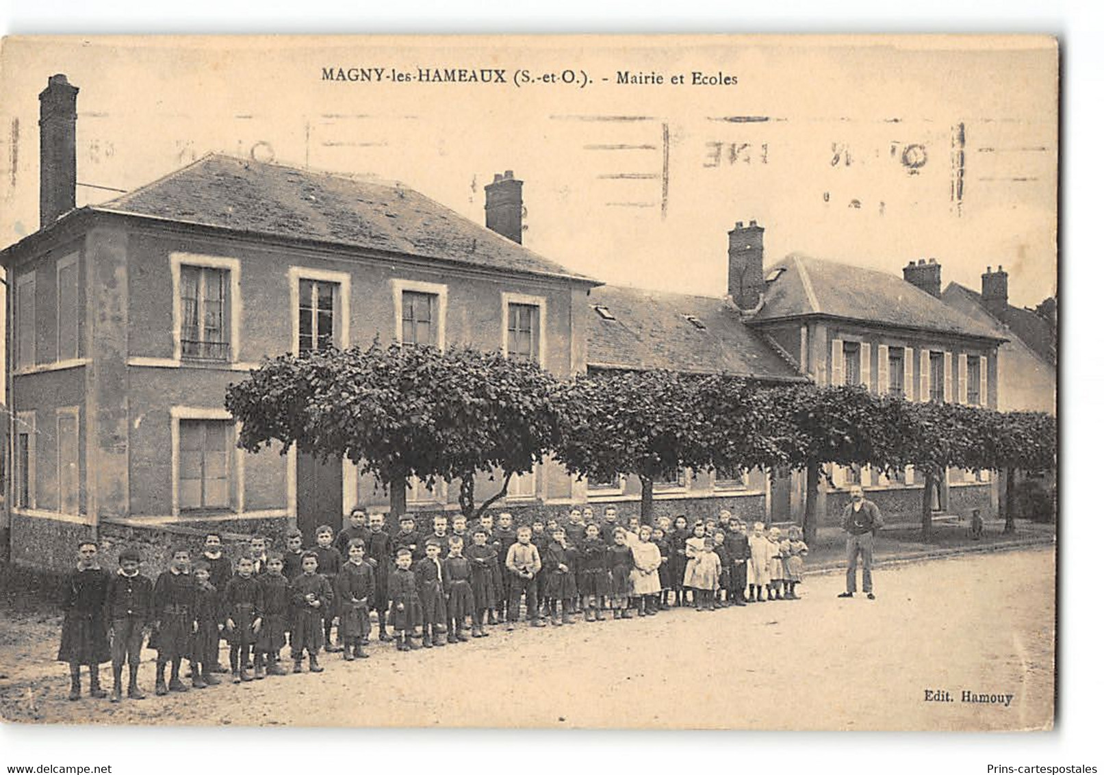 CPA 78 Magny Les Hameaux Mairie Et Ecole - Magny-les-Hameaux