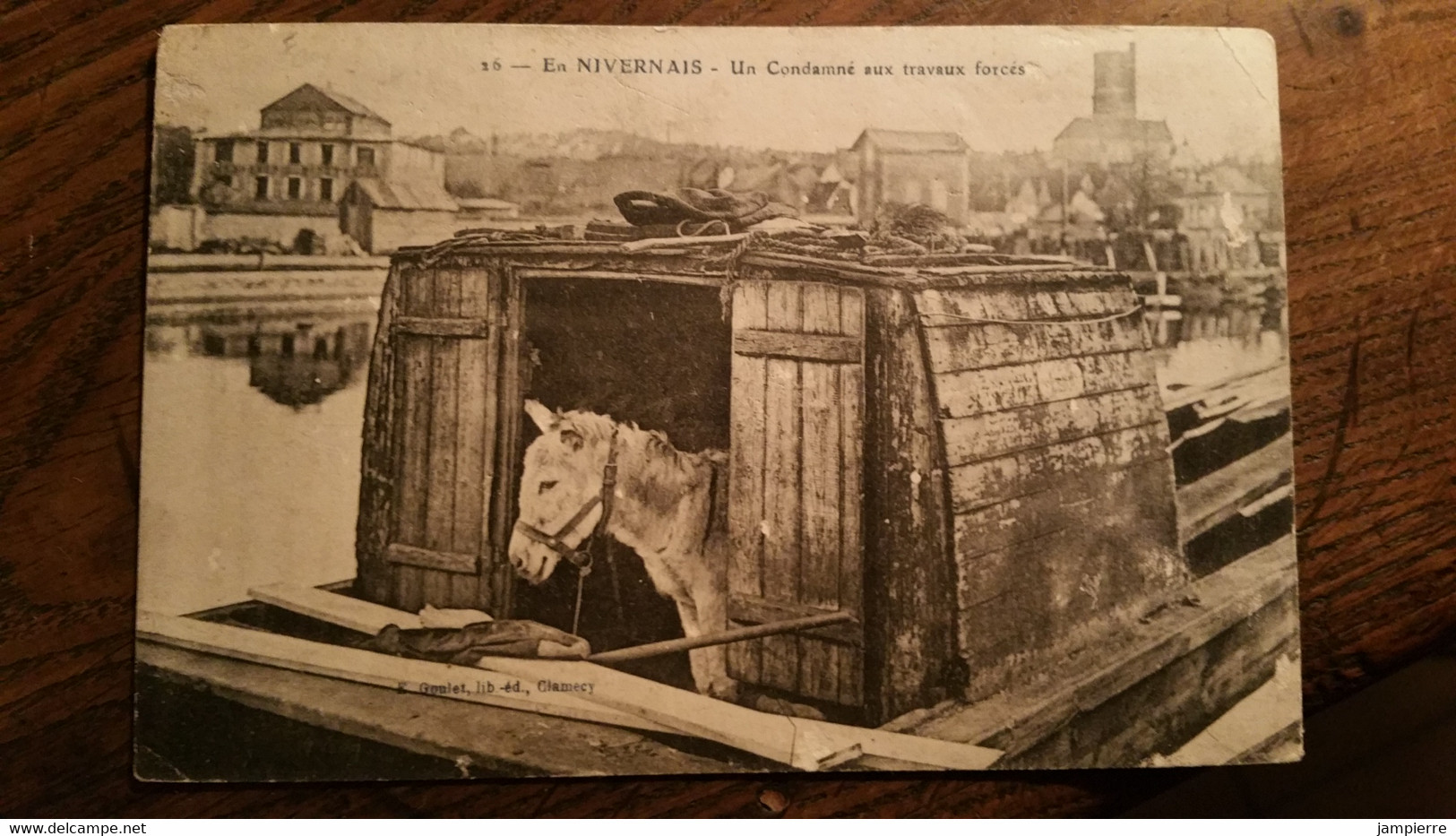 26 - En Nivernais - Un Condamné Aux Travaux Forcés (âne) - Donkeys