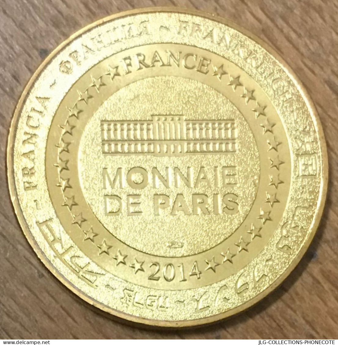 02 BLÉRENCOURT ANNE MORGAN MDP 2014 MÉDAILLE SOUVENIR MONNAIE DE PARIS JETON TOURISTIQUE TOKENS MEDALS COINS - 2014