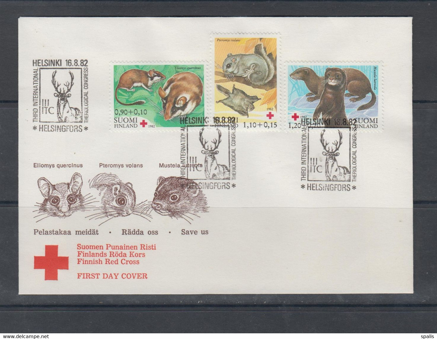 Finland 1982 Mi 913-5 FDC Fauna - Other & Unclassified