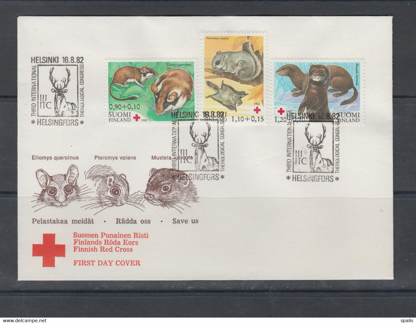 Finland 1982 Mi 913-5 FDC Fauna - Sonstige & Ohne Zuordnung