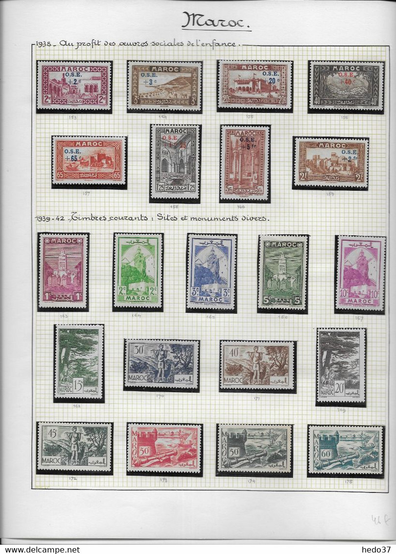 Maroc - Collection Vendue Page Par Page - Neufs * Avec Charnière - TB - Neufs