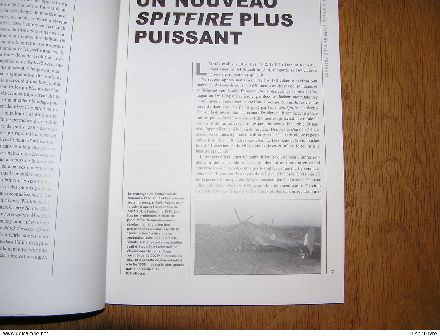 LES COMBATS DU CIEL Les Derniers Modèles De Spitfire 1942 1945  Royal Air Force RAF Aviation Avion Guerre 1940 1945 - Avión