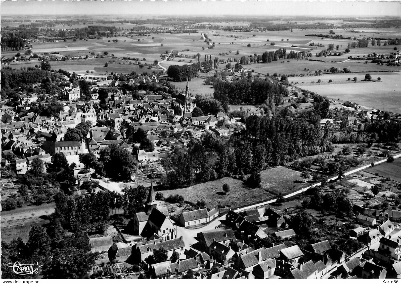 Graçay * St Outrille * Vue Panoramique Aérienne - Graçay