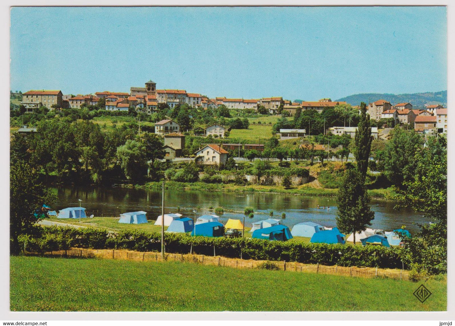 43 - RETOURNAC - Vue Générale Avec Camping - Ed. CAP N° 1519 - Retournac