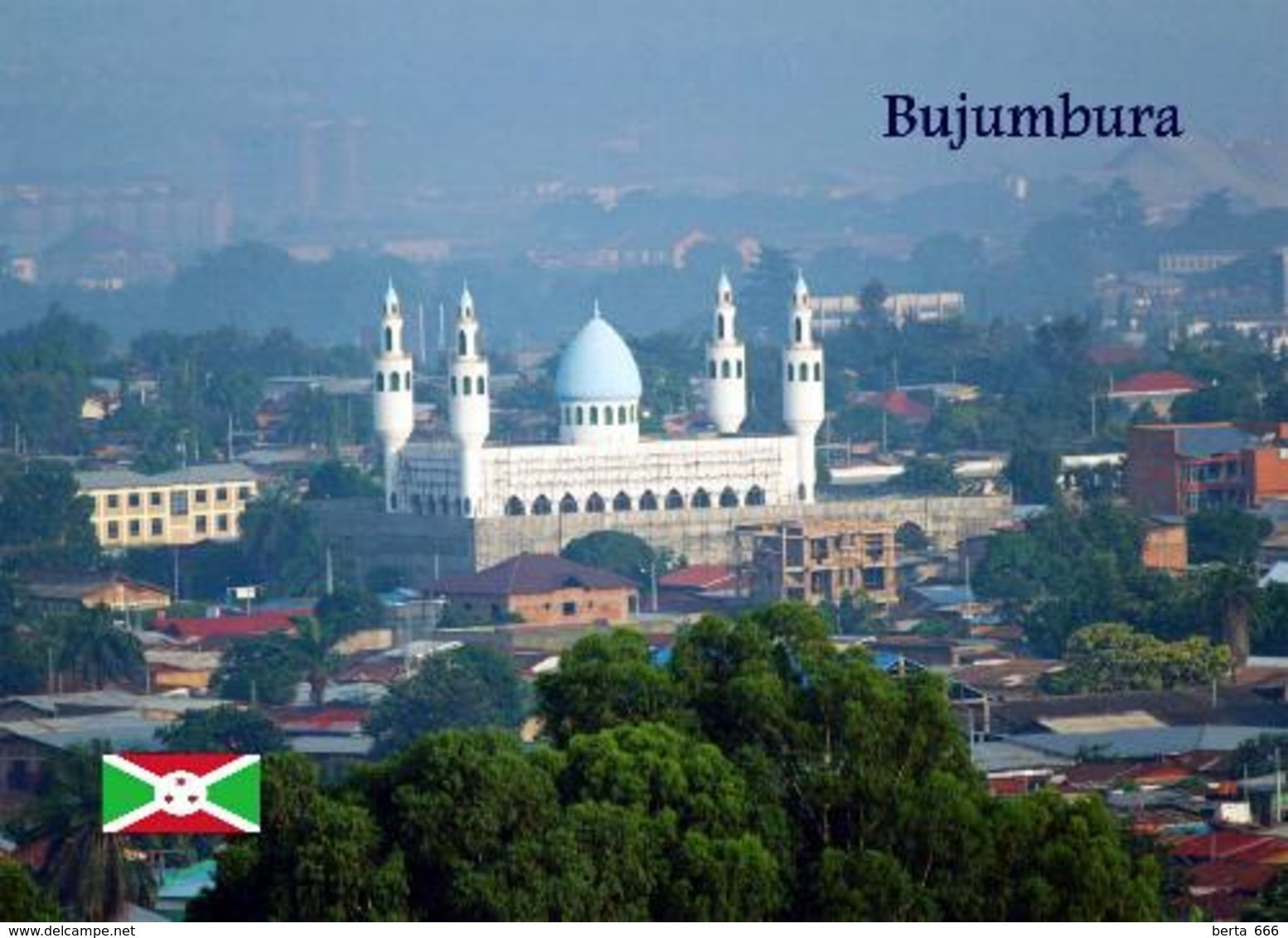 Burundi Bujumbura Mosque New Postcard - Burundi