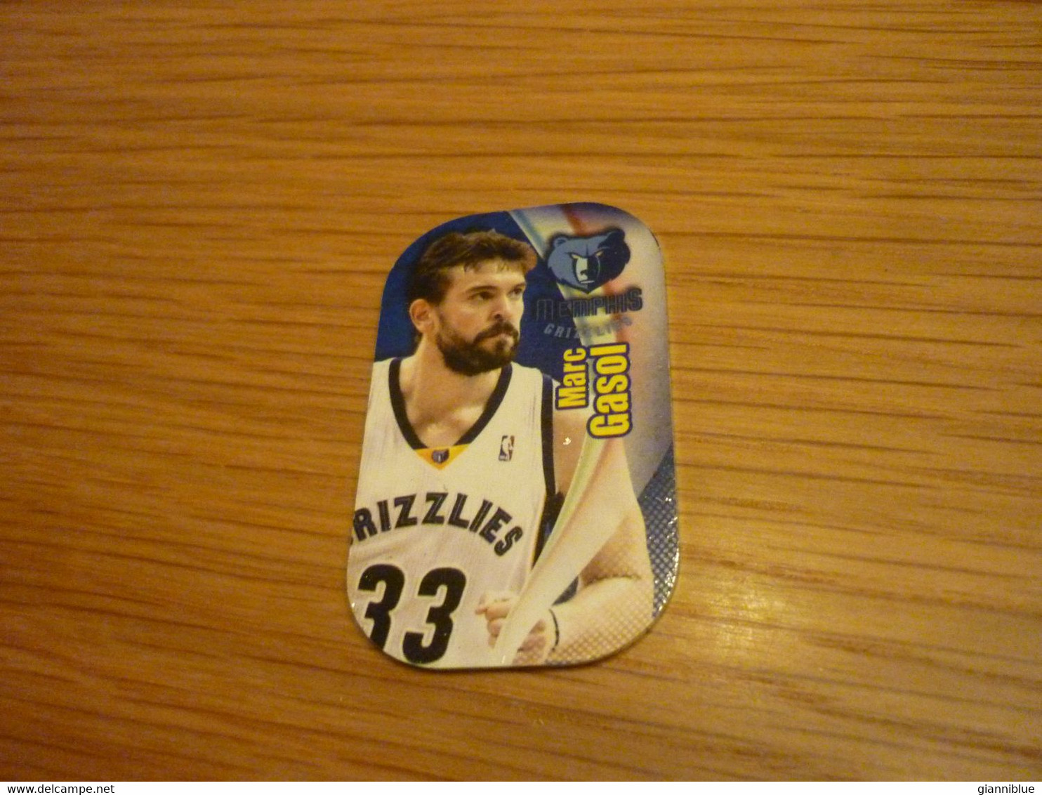 Marc Gasol Memphis Grizzlies American USA US American Spanish NBA Basketball Stars 2017 Greek Metal Tag - Autres & Non Classés