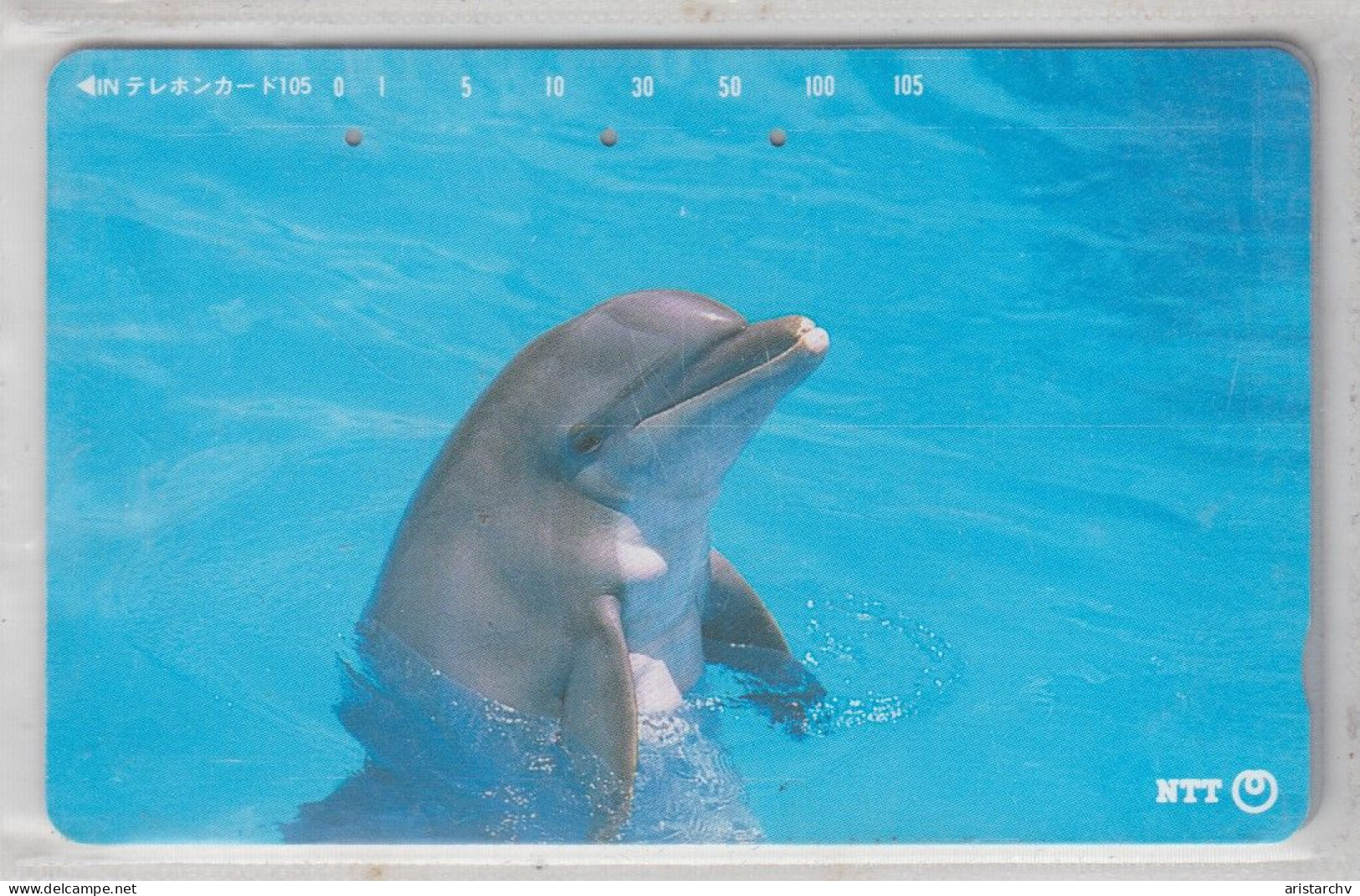 JAPAN KILLING WHALE AND DOLPHIN 2 CARDS - Dolphins