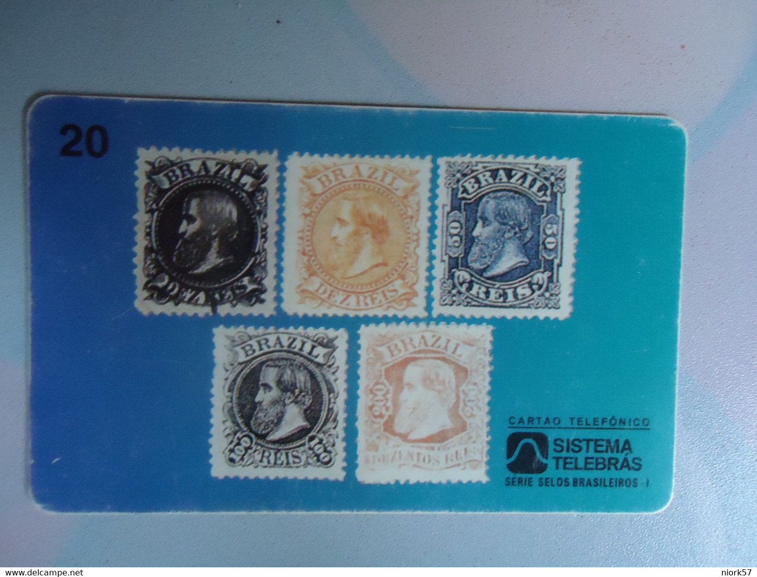 BRAZIL   USED CARDS STAMPS - Sellos & Monedas