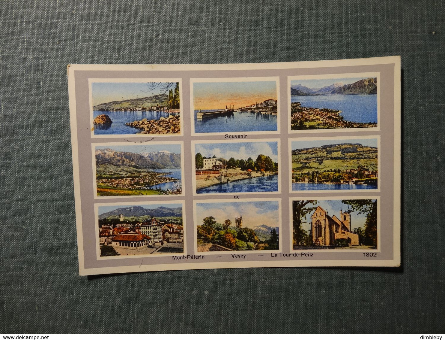 Mehrbildkarte - Souvenir De  Mont Pélerin - Vevey - La Tour De Peilz (3685) - La Tour-de-Peilz