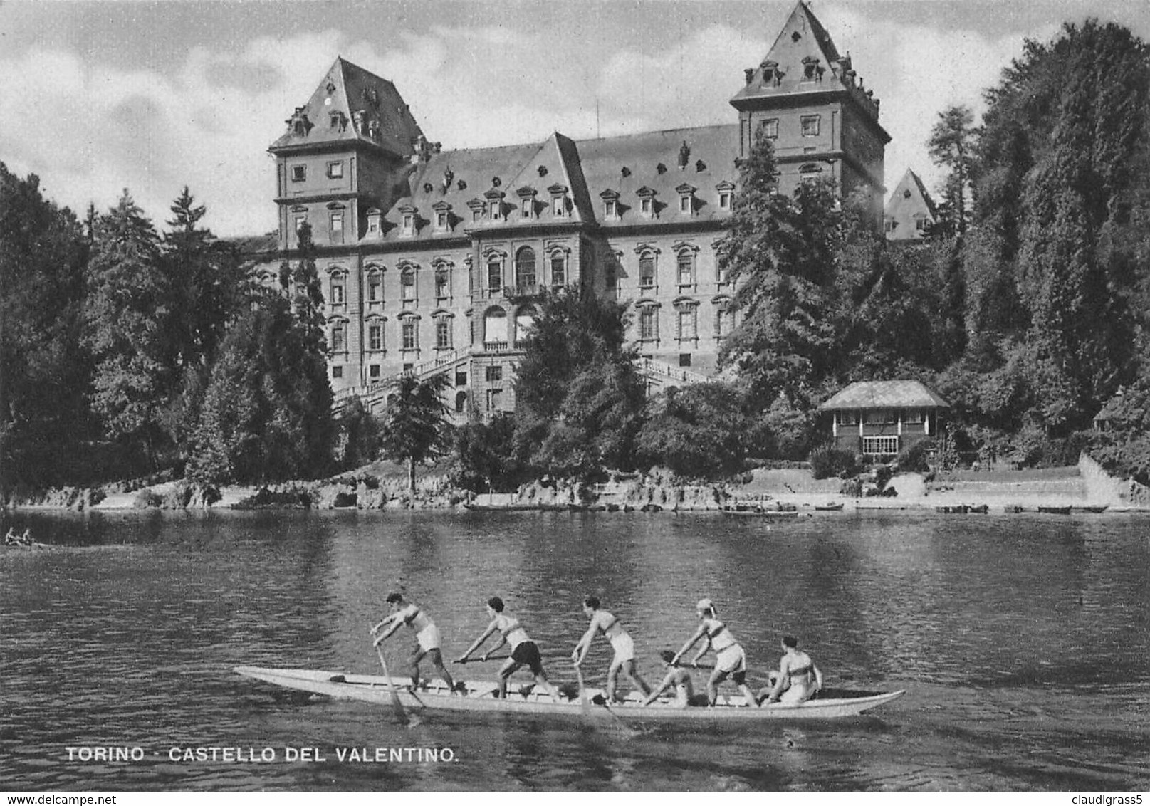 1583"TORINO-CASTELLO DEL VALENTINO"-VOGATORI ALLA VENETA 1941 - Castello Del Valentino